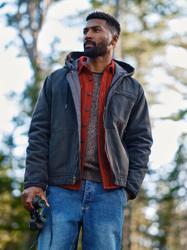 Stone Canvas Work Jacket Line of Trade | Bespoke Post