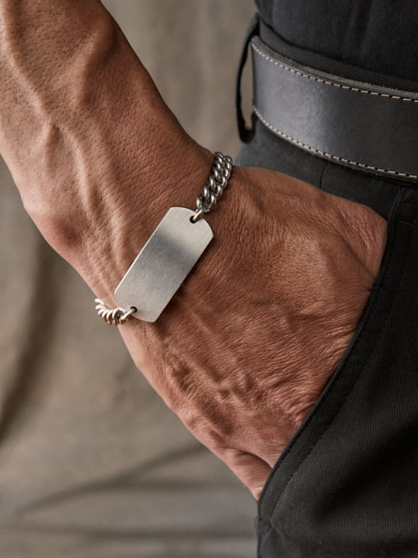 Studebaker Metals Curb Chain ID Bracelet | Bespoke Post
