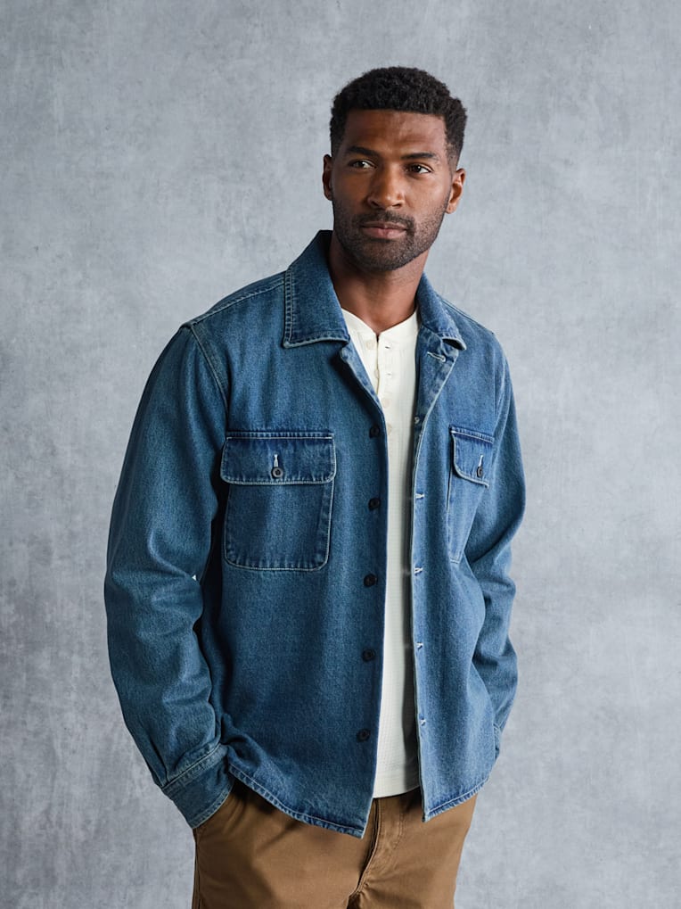 Denim Camp Overshirt Line of Trade | Bespoke Post