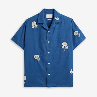 Embroidery Nature Ramie Shirt