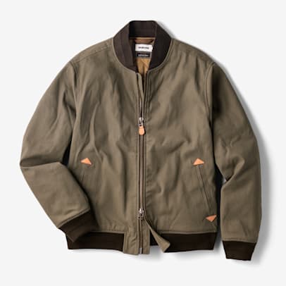 ジャケット・アウター detachable bomber tailored jacket Taylor Stitch Bespoke Post x Taylor Stitch Dry Waxed Canvas