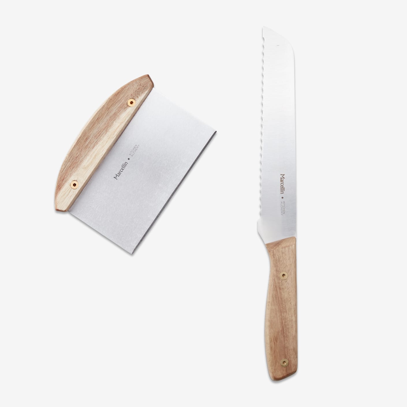 Bread Knife & Bench Scraper Set Marcellin Bespoke Post