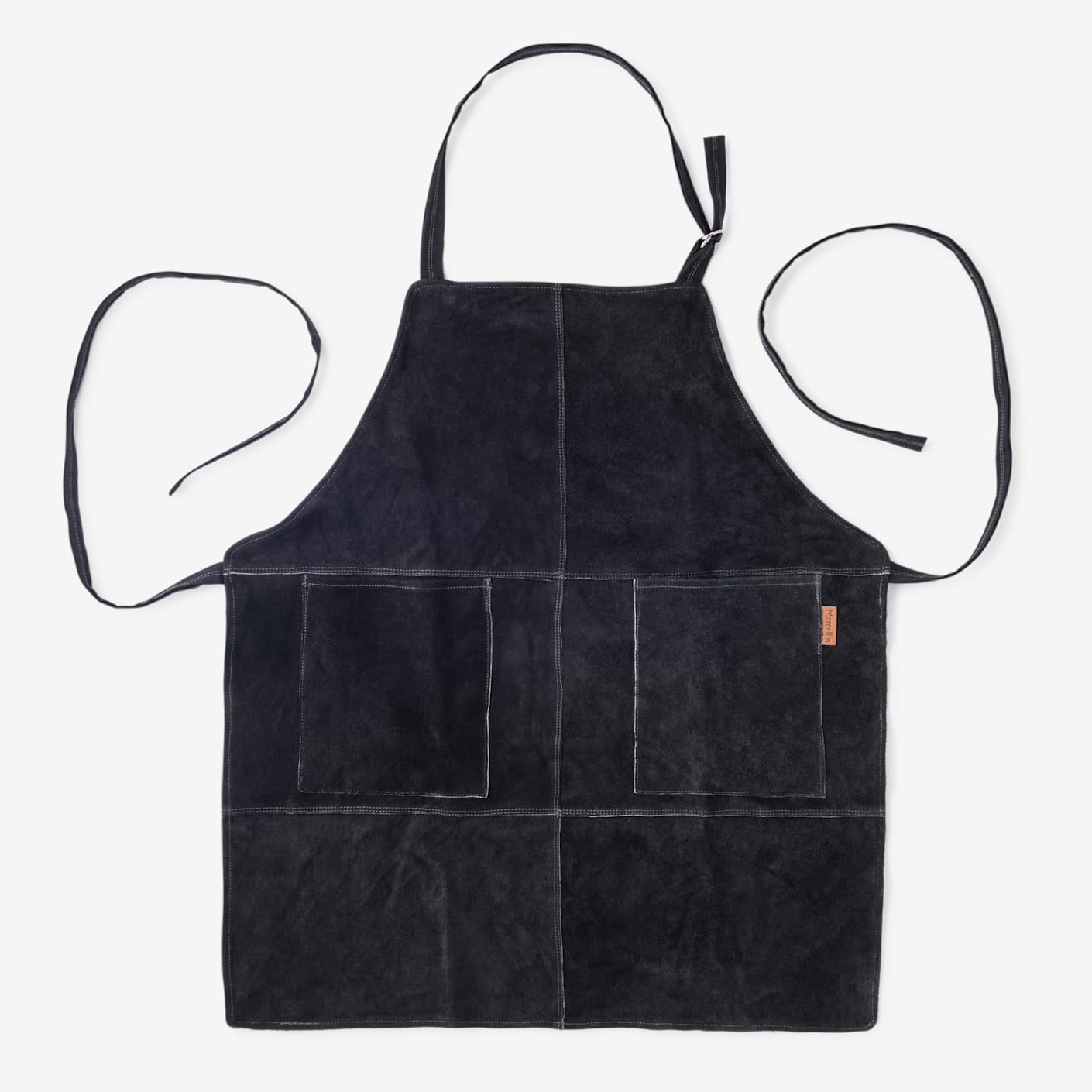 Marcellin Leather Grill Apron | Grilling Apron | Bespoke Post