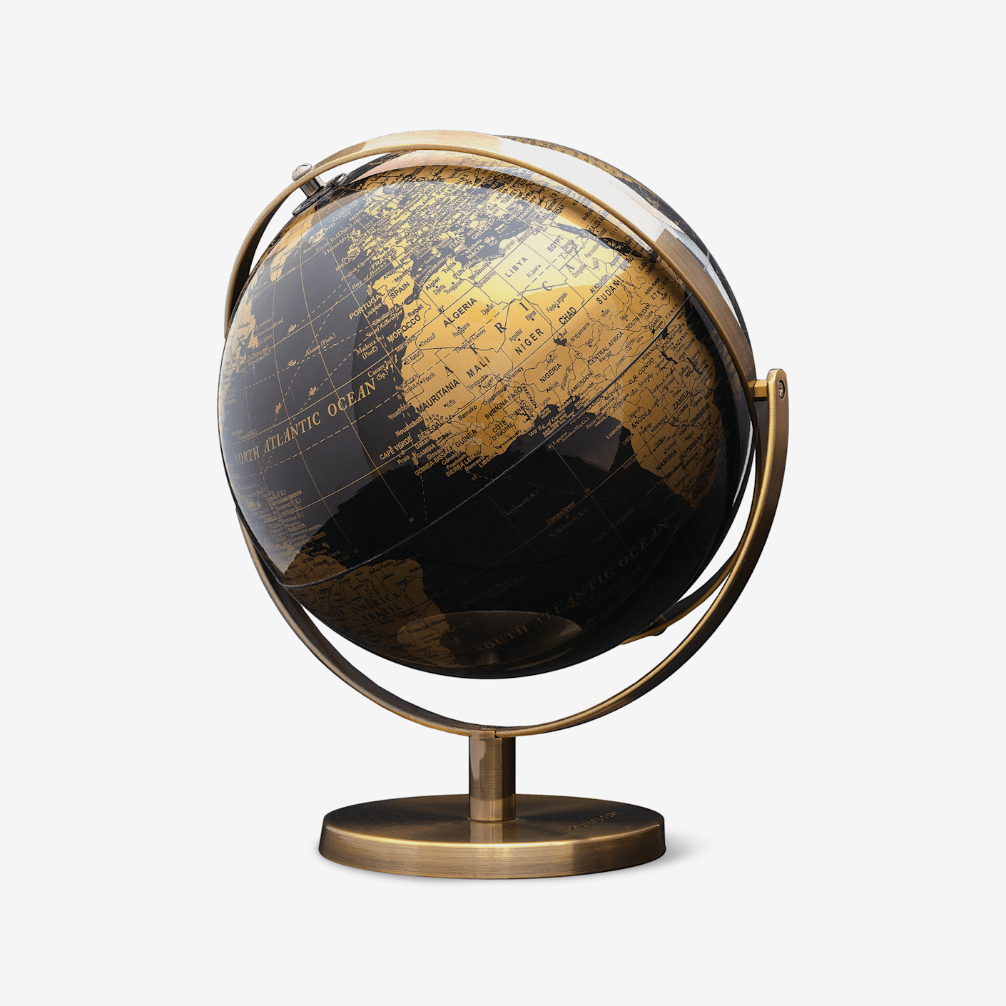 Iron & Glory Desktop Globe