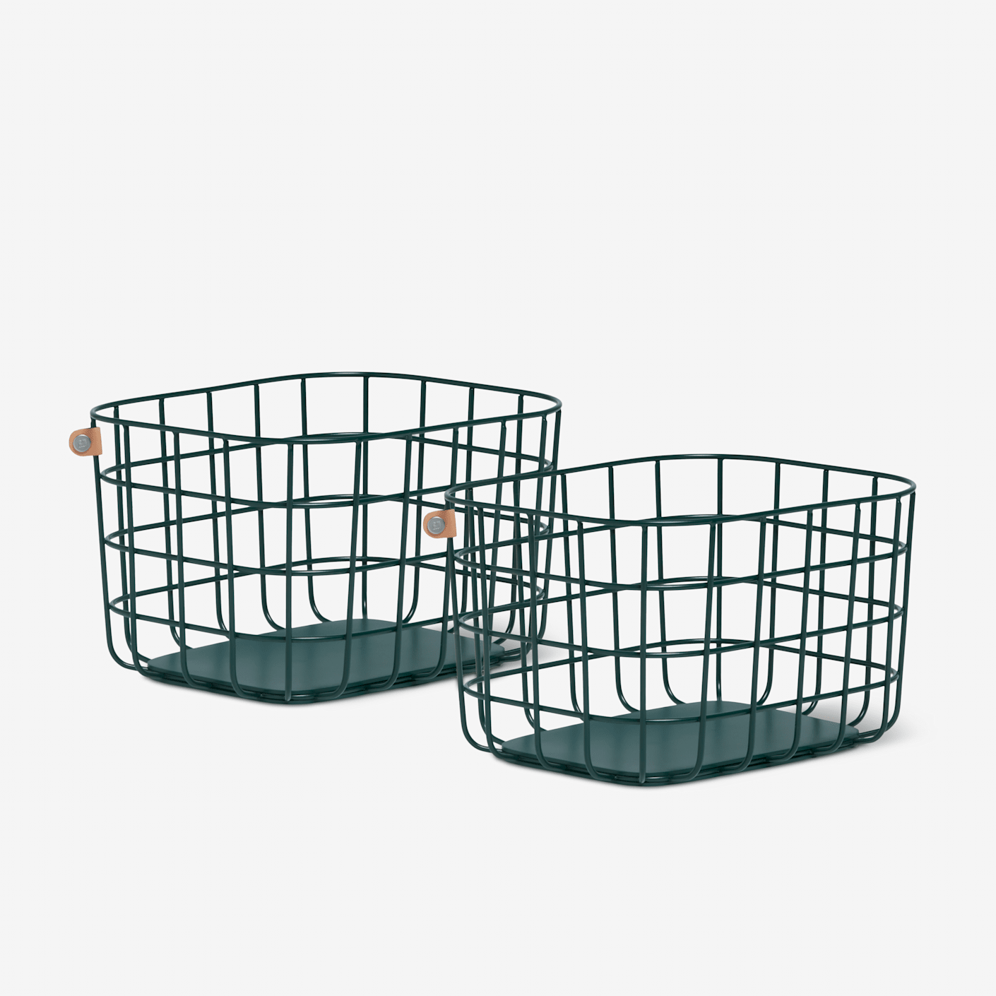 Open Spaces Medium Wire Baskets Set of Two Bespoke Post