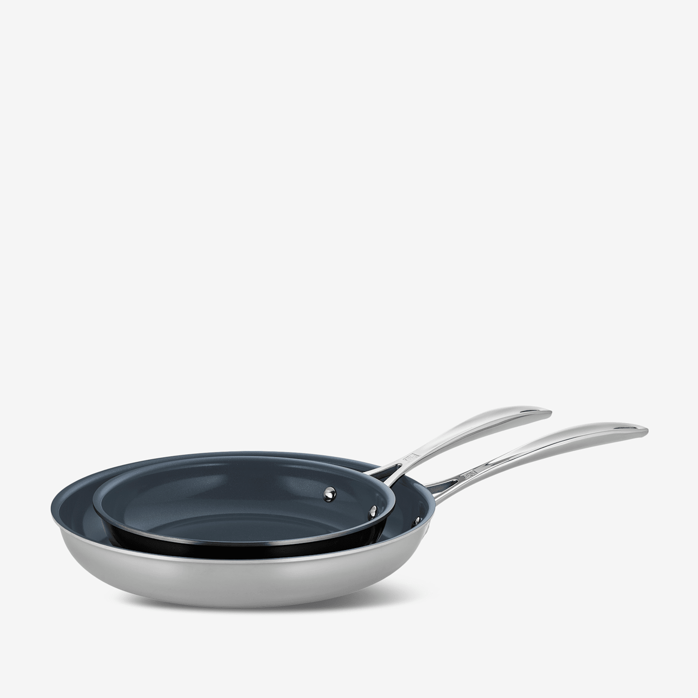 Zwilling 2-Piece Ceramic Nonstick Fry Pan Set | Ceramic Nonstick Pan ...
