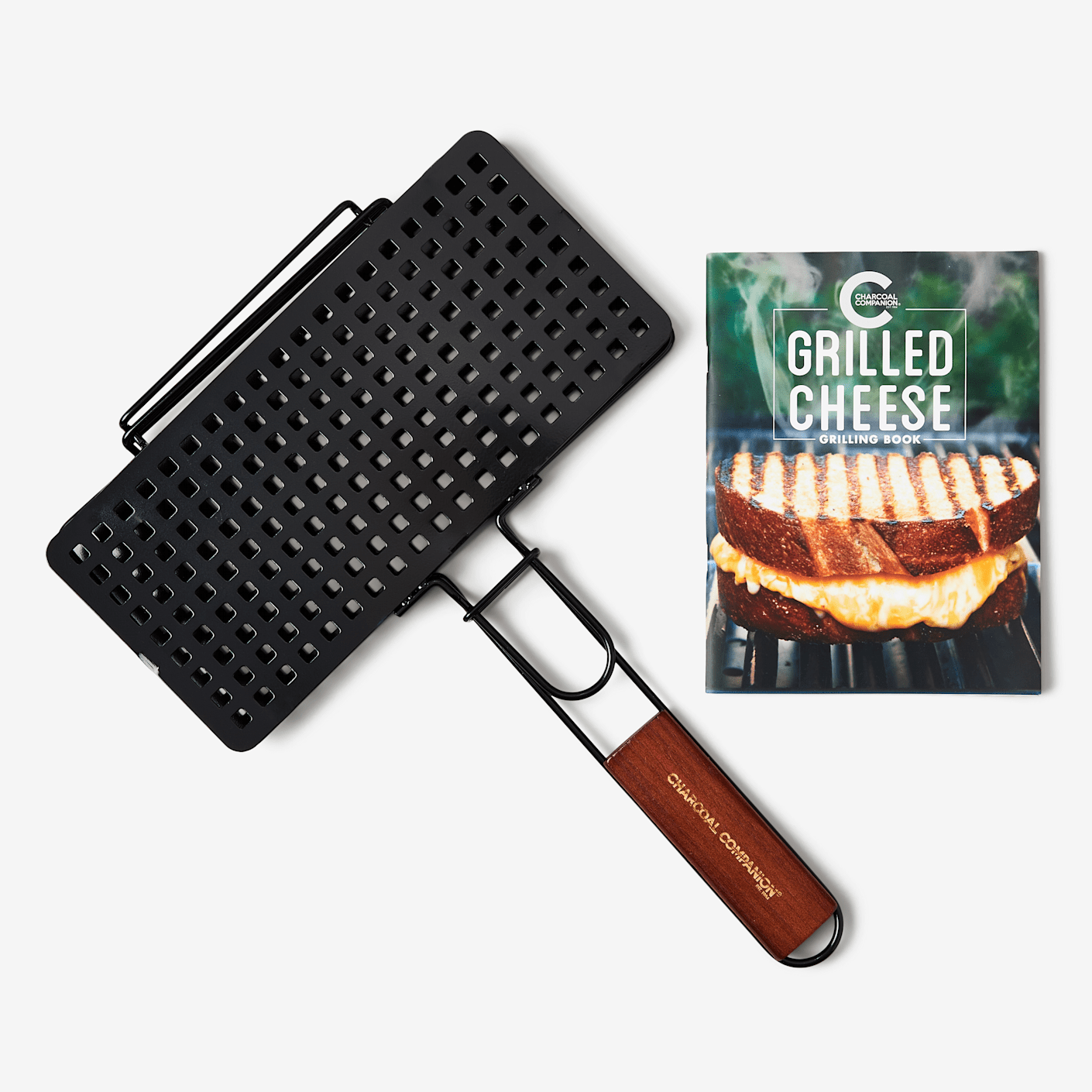 Charcoal Companion Grilled Cheese Basket & Recipe Book Bespoke Post