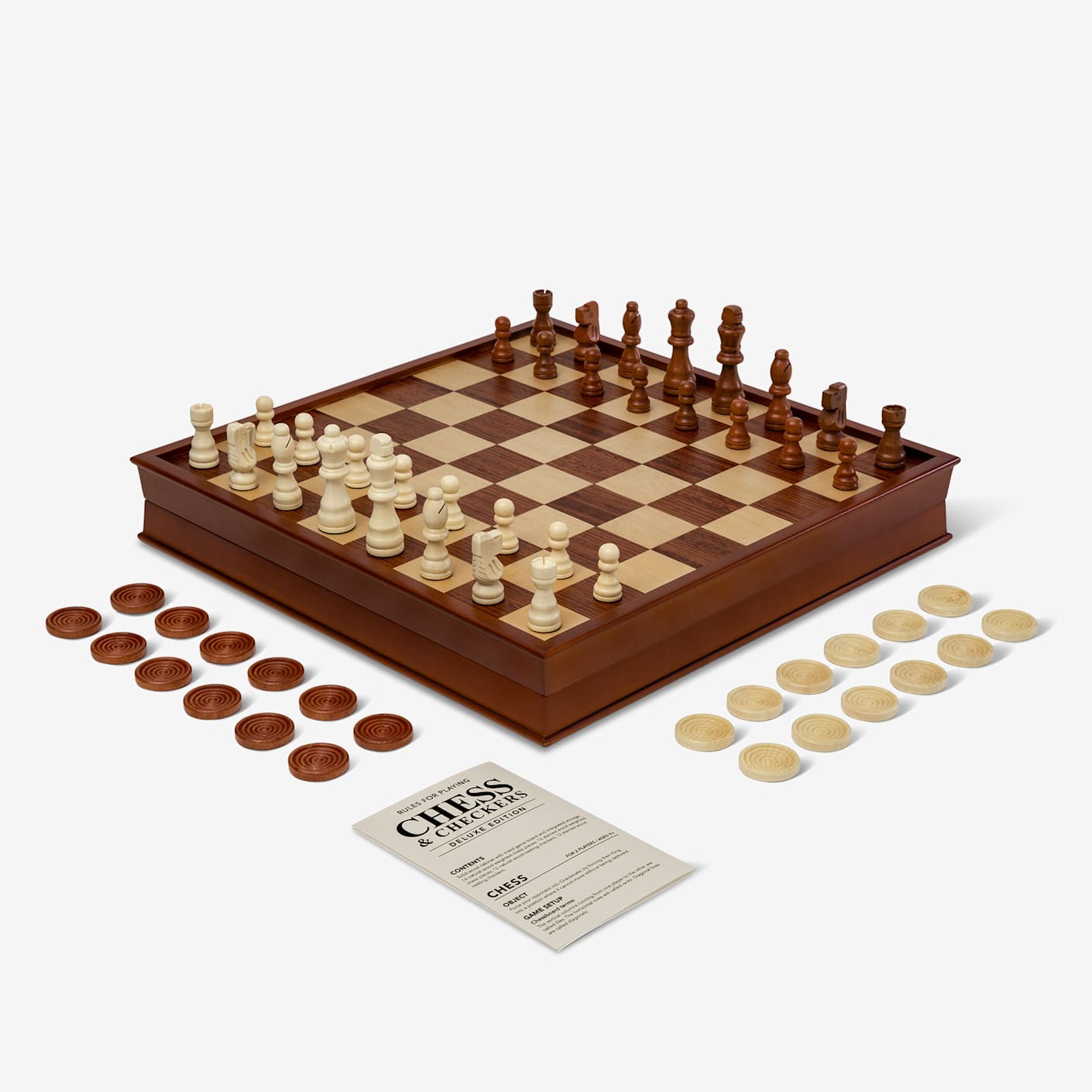 WS Game Company Chess & Checkers Deluxe Edition | Bespoke Post