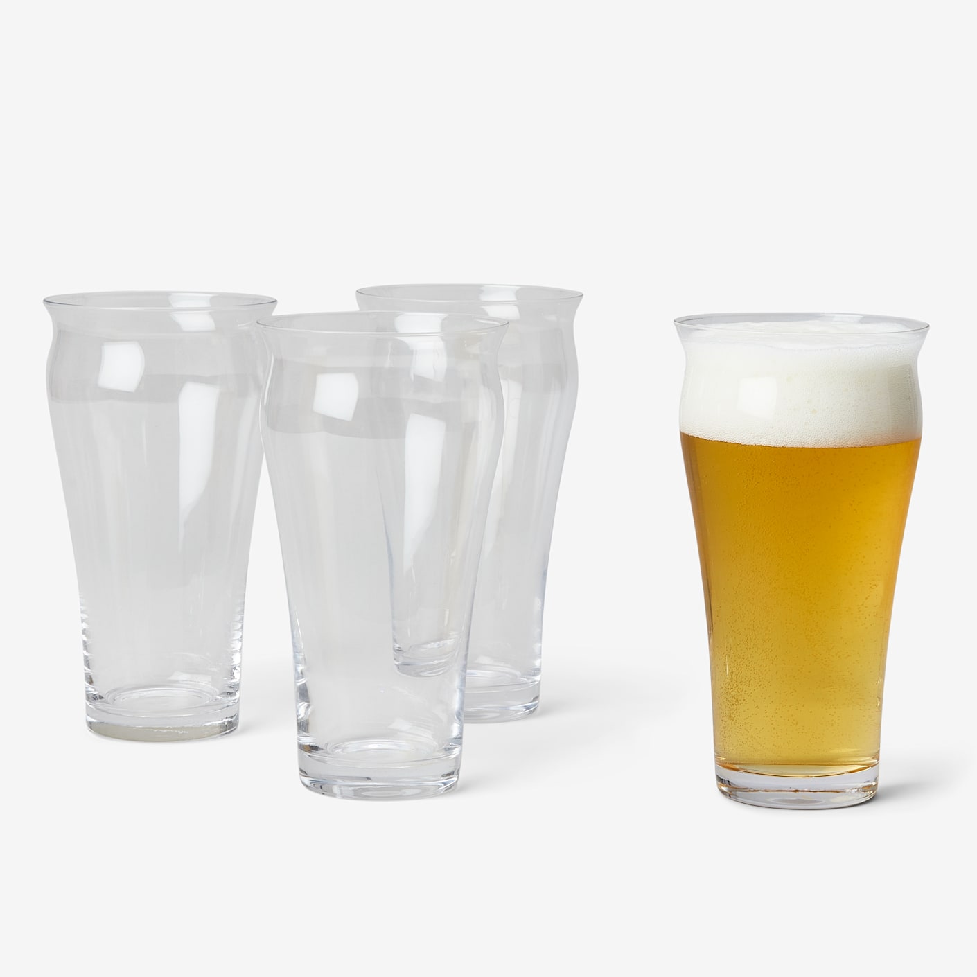 Final Touch Brewhouse Beer Glasses – set of 4 | Bespoke Post