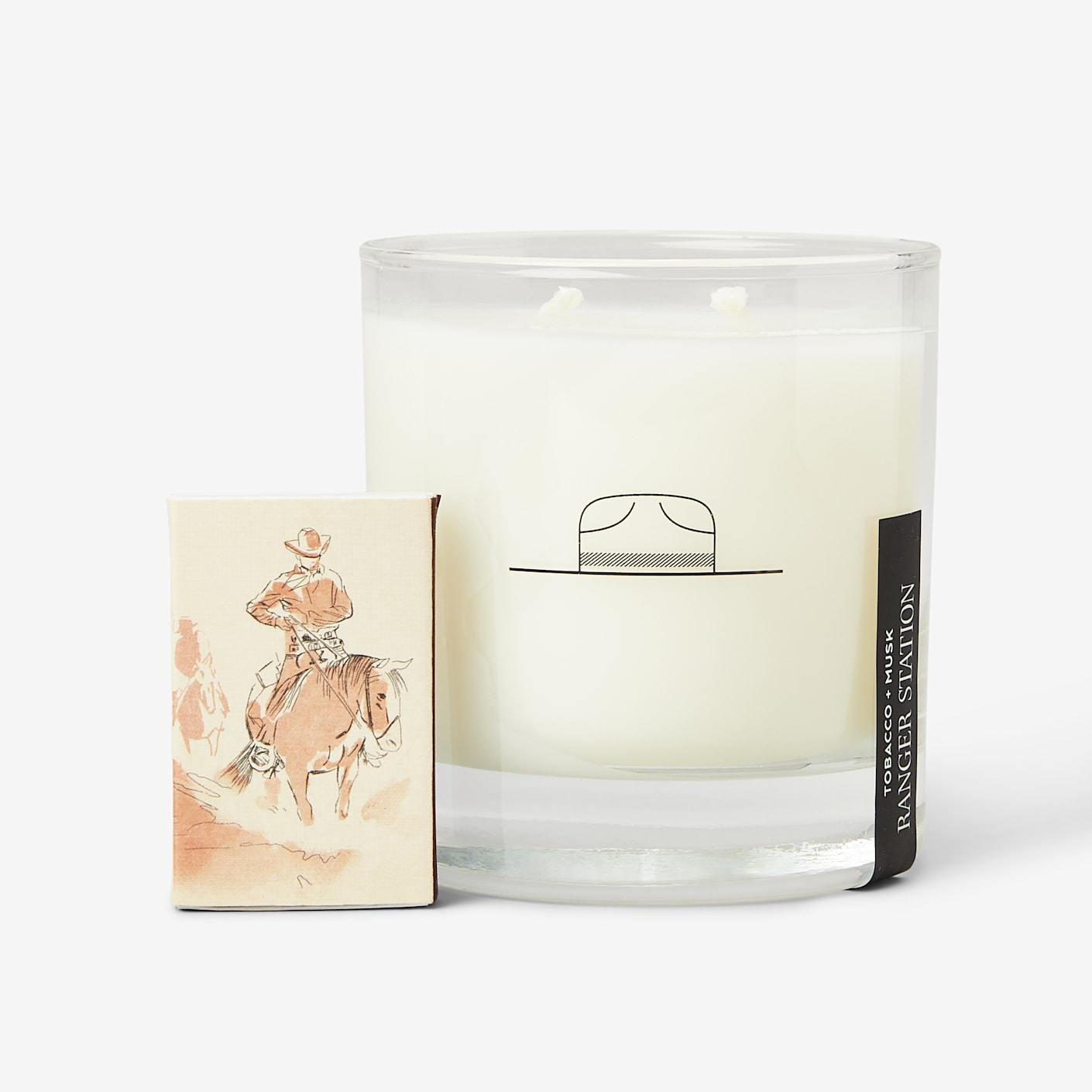 Ranger Station Tobacco & Musk Whiskey Glass Candle Bespoke Post