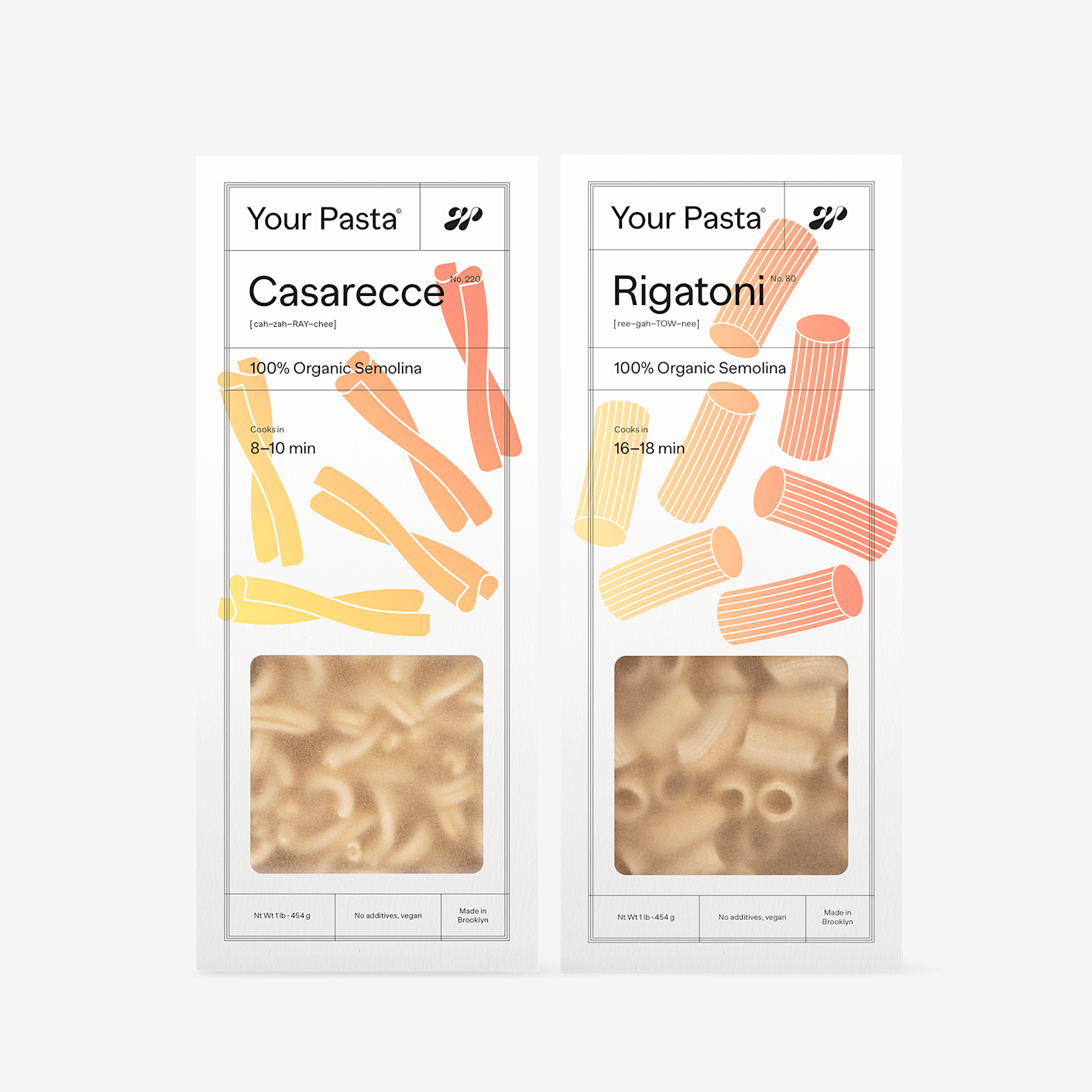 Your Pasta 100 Organic Semolina Pasta Duo Bespoke Post