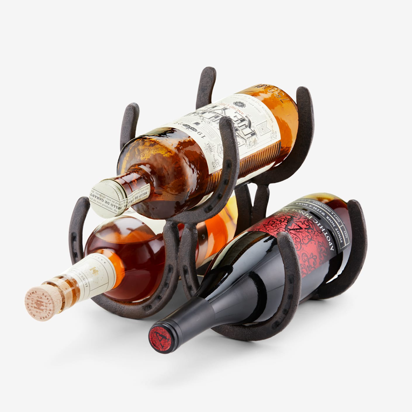 Foster & Rye Horseshoe Bottle Rack | Bespoke Post