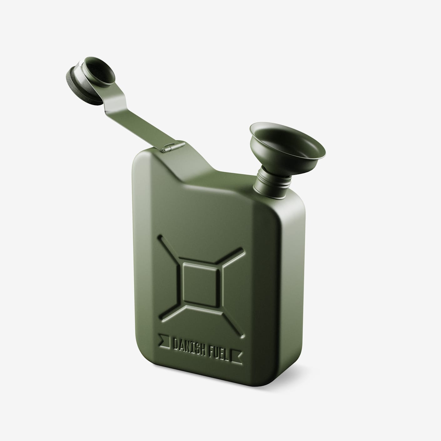 Danish Fuel Stainless Steel Hip Flask Bespoke Post