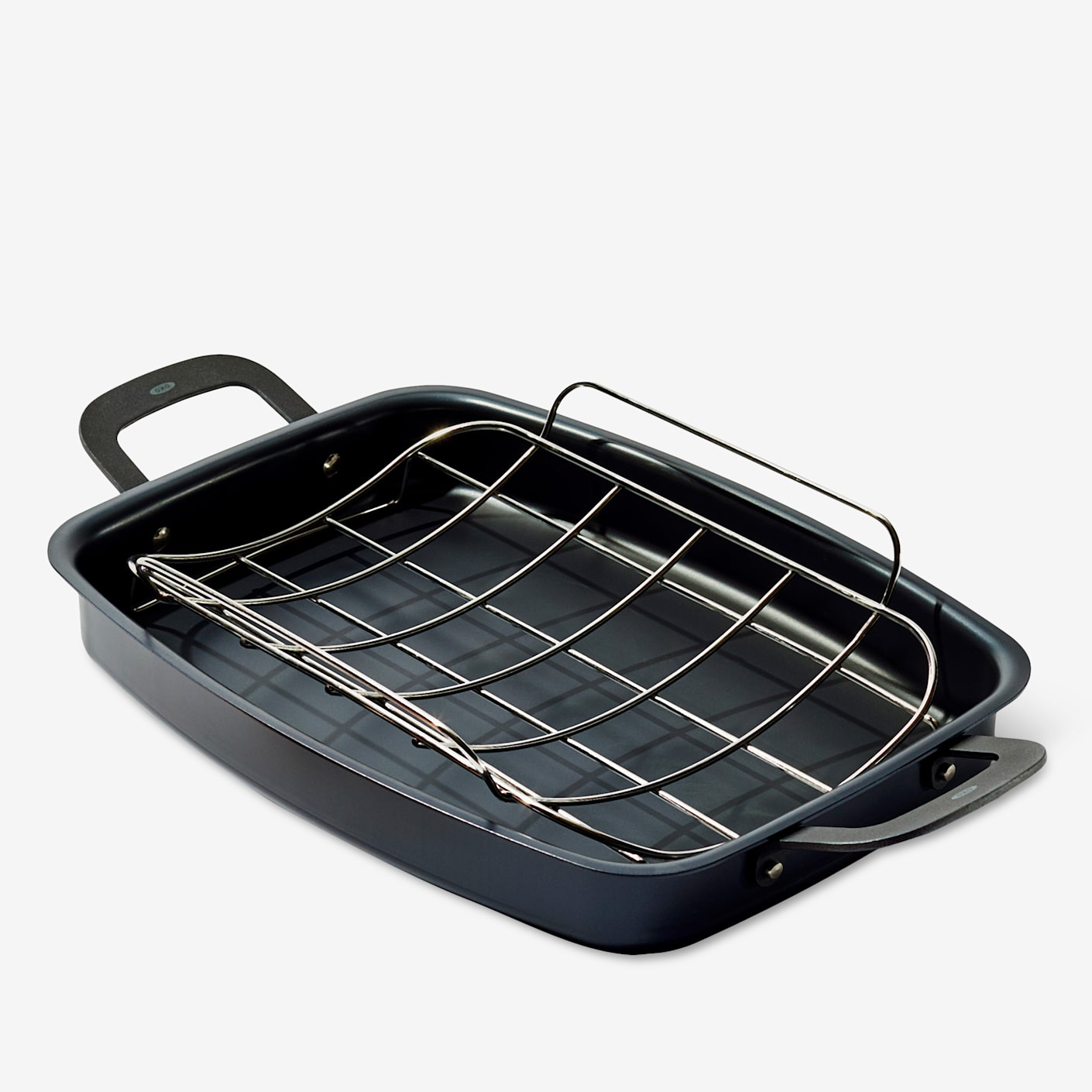 OXO Carbon Steel Roaster with Rack | Bespoke Post