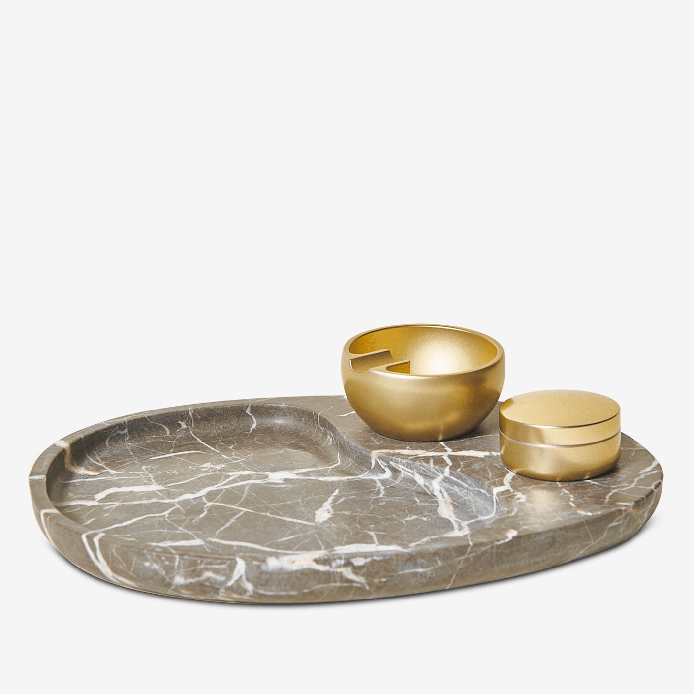 Houseplant Marble Rolling Tray Set Bespoke Post