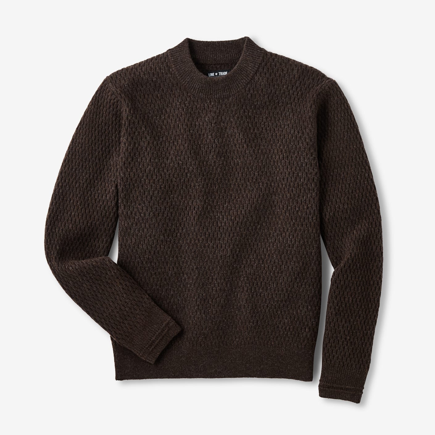 Line of Trade Crosscut Thermal Sweater | Waffle Knit Sweater | Bespoke Post