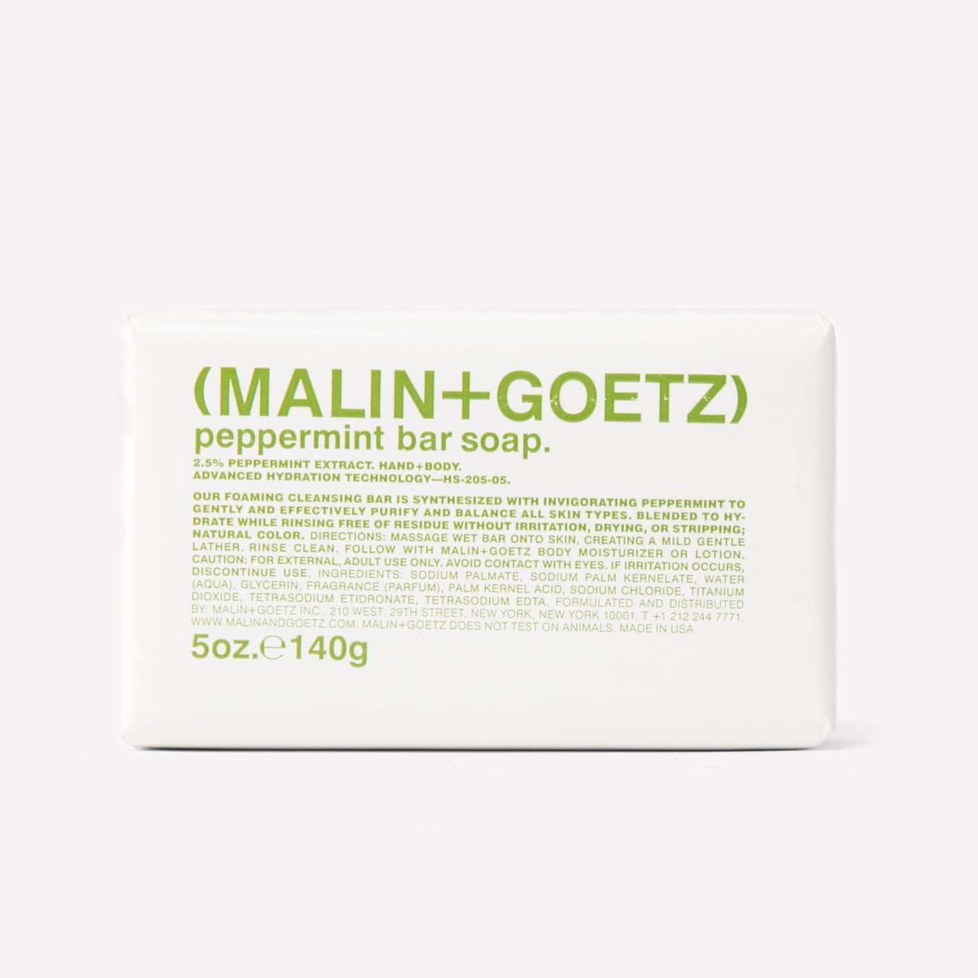 MALIN+GOETZ Peppermint Bar Soap Bespoke Post