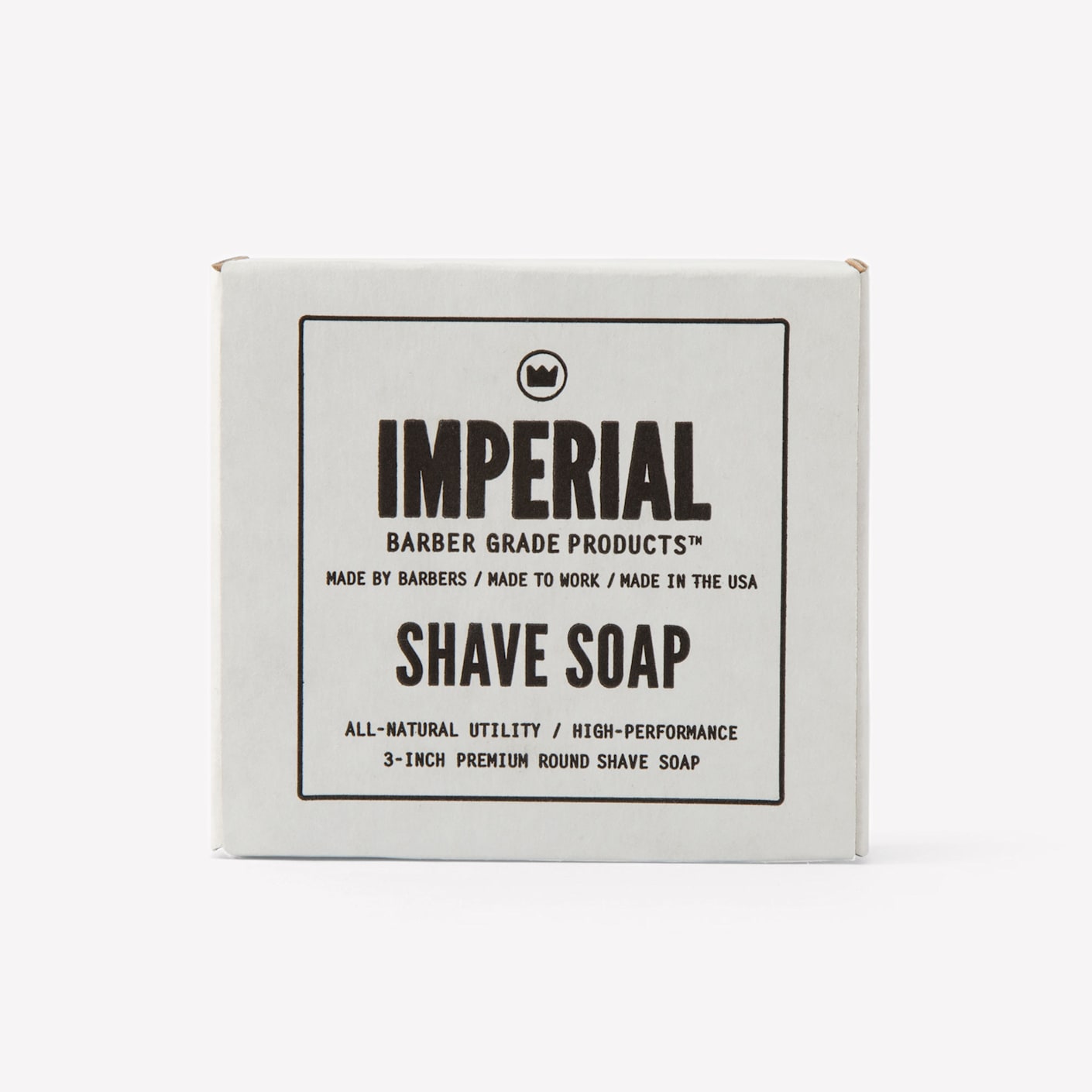 Imperial Barber Glycerin Shave Soap Puck Bespoke Post