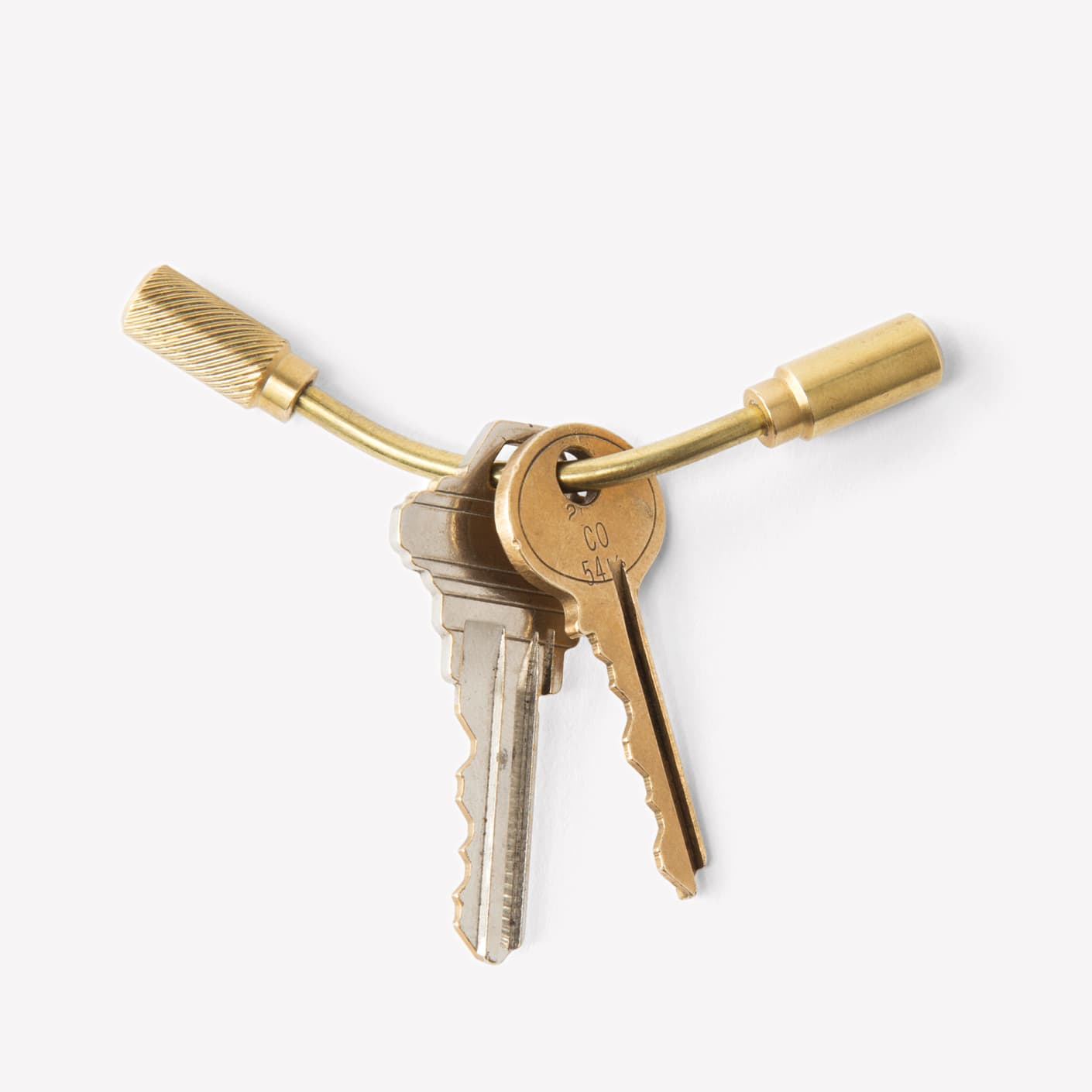 Craighill Open Helix Brass Keychain Bespoke Post