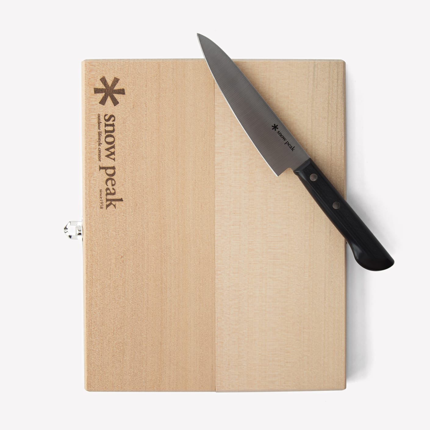 Snow Peak Packable Paring Knife & Cutting Board Bespoke Post