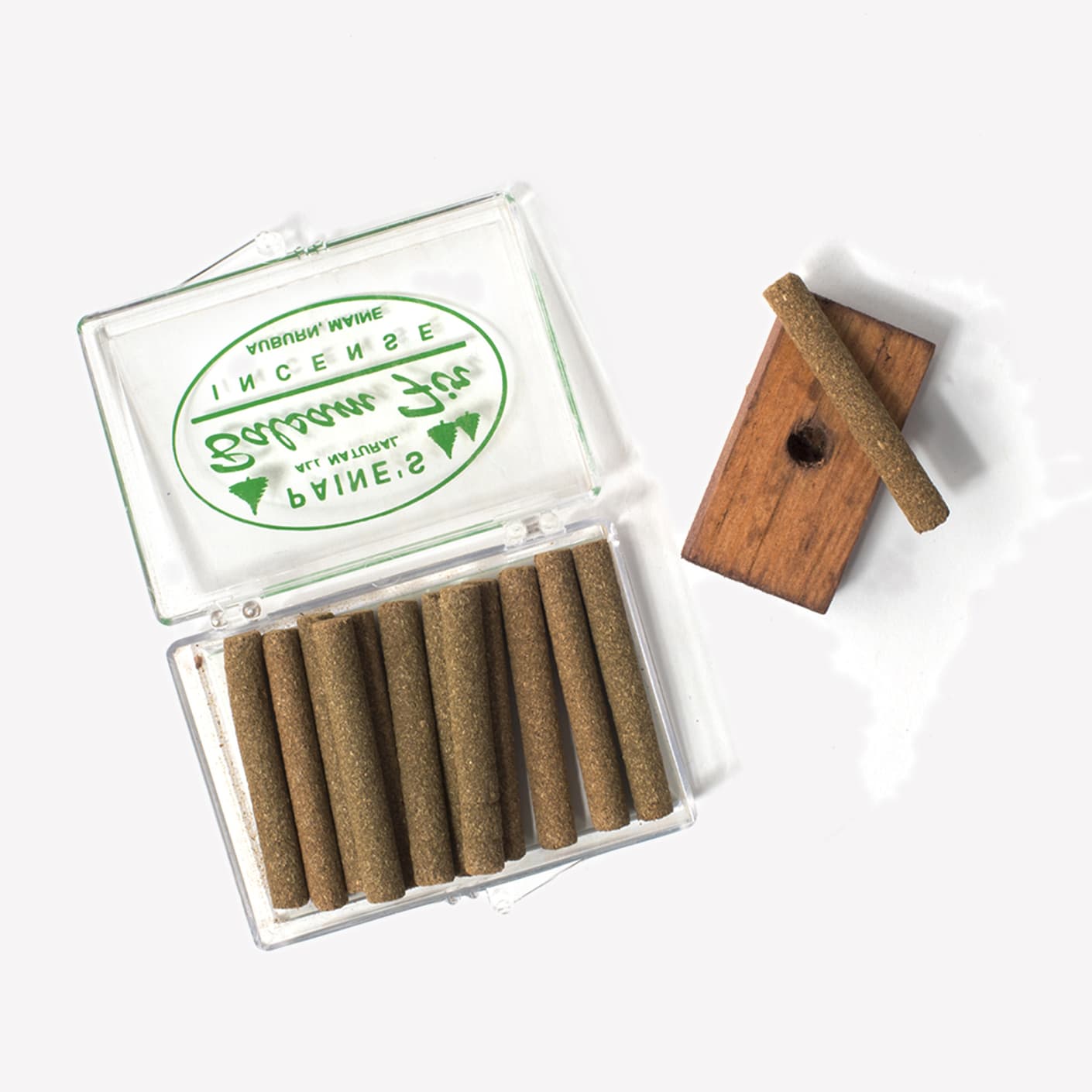 Balsam Fir Incense Sticks with Holder Bespoke Post