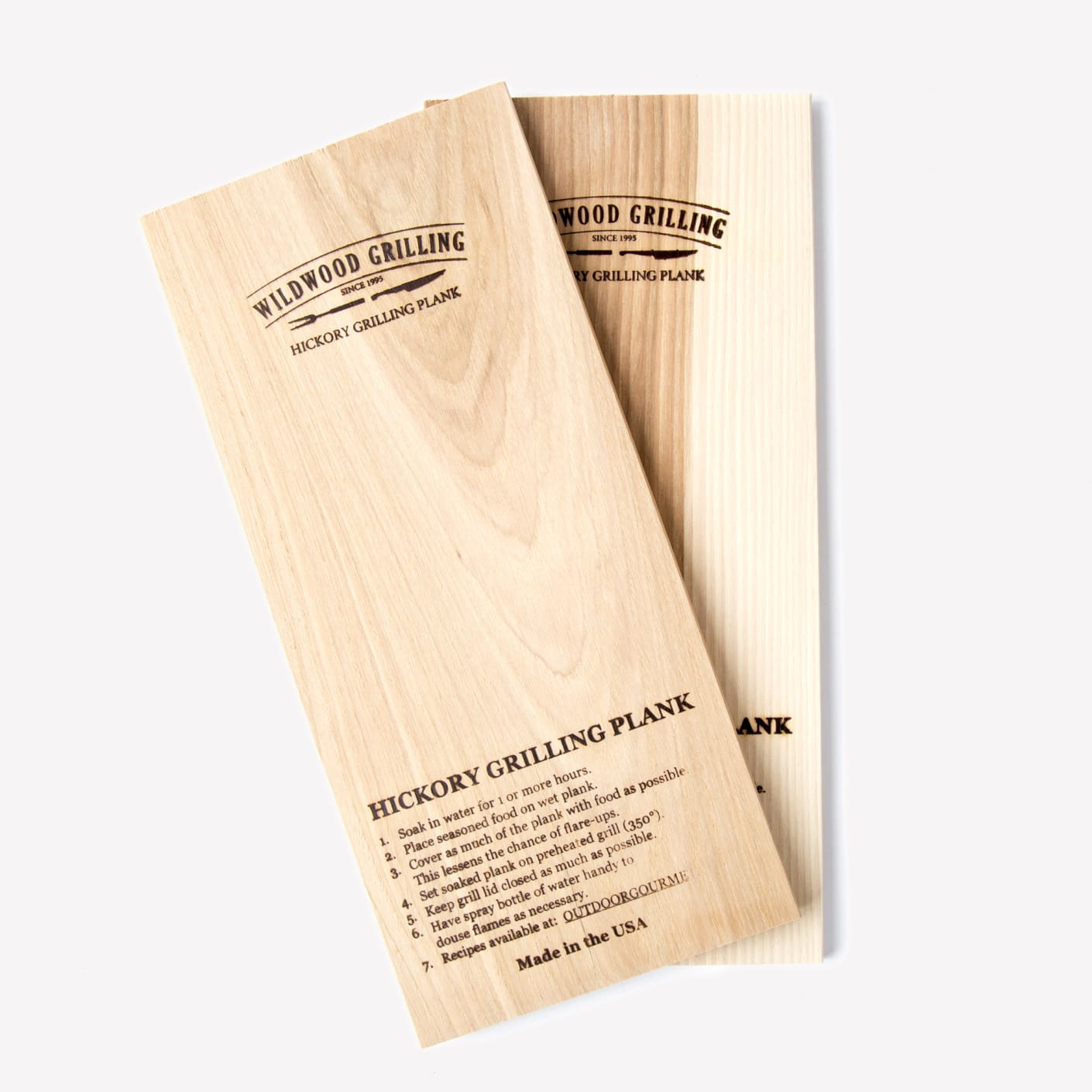 Wildwood Grilling Large Grilling Planks Set of Two Bespoke Post