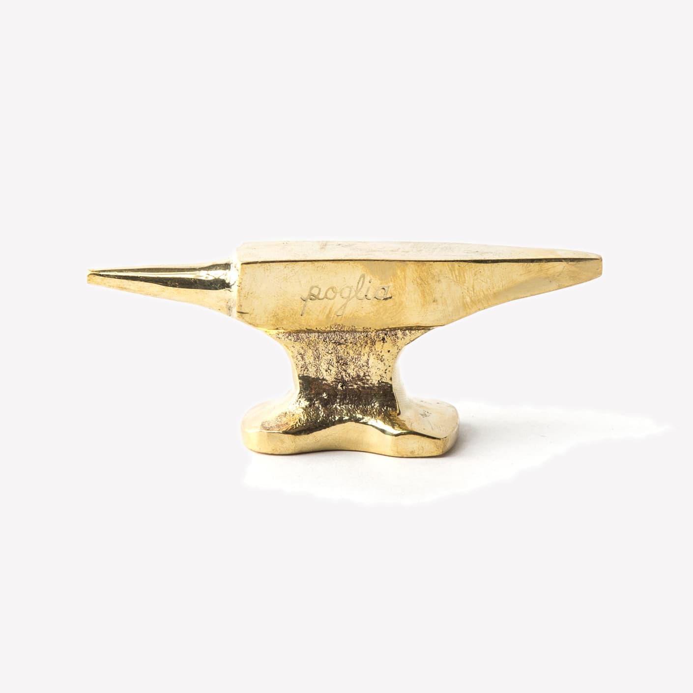 Poglia Co. Brass Anvil Paperweight | Bespoke Post