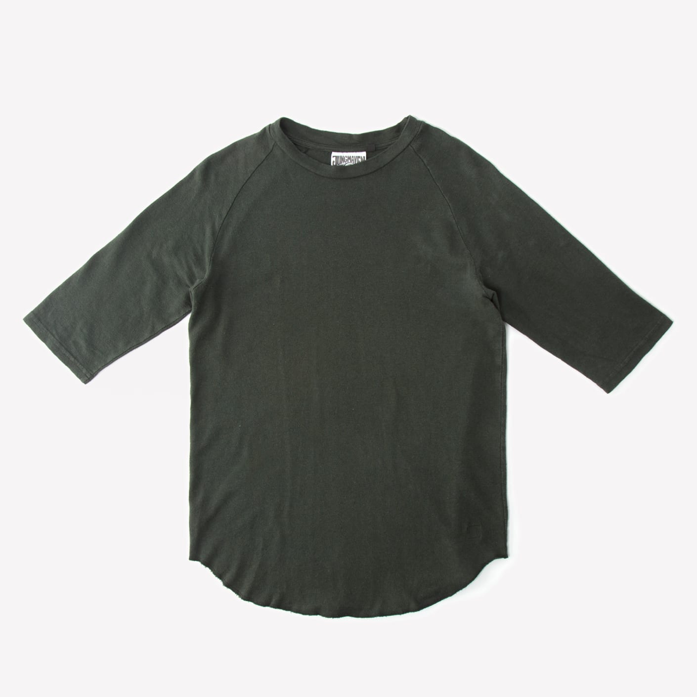 Forest Green Raglan Jungmaven 7 oz Raglan 3/4 Sleeve Tee – Forest Green | Bespoke Post