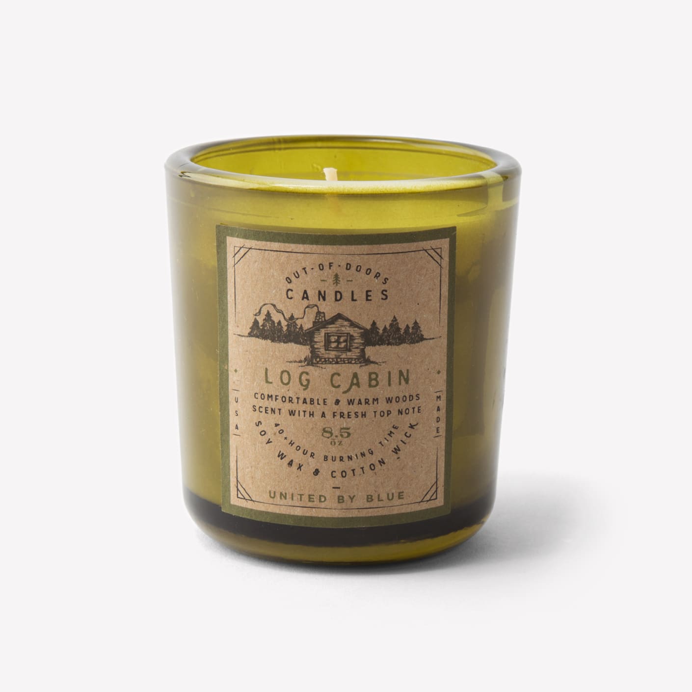 United By Blue OutofDoors Candle, Log Cabin Bespoke Post