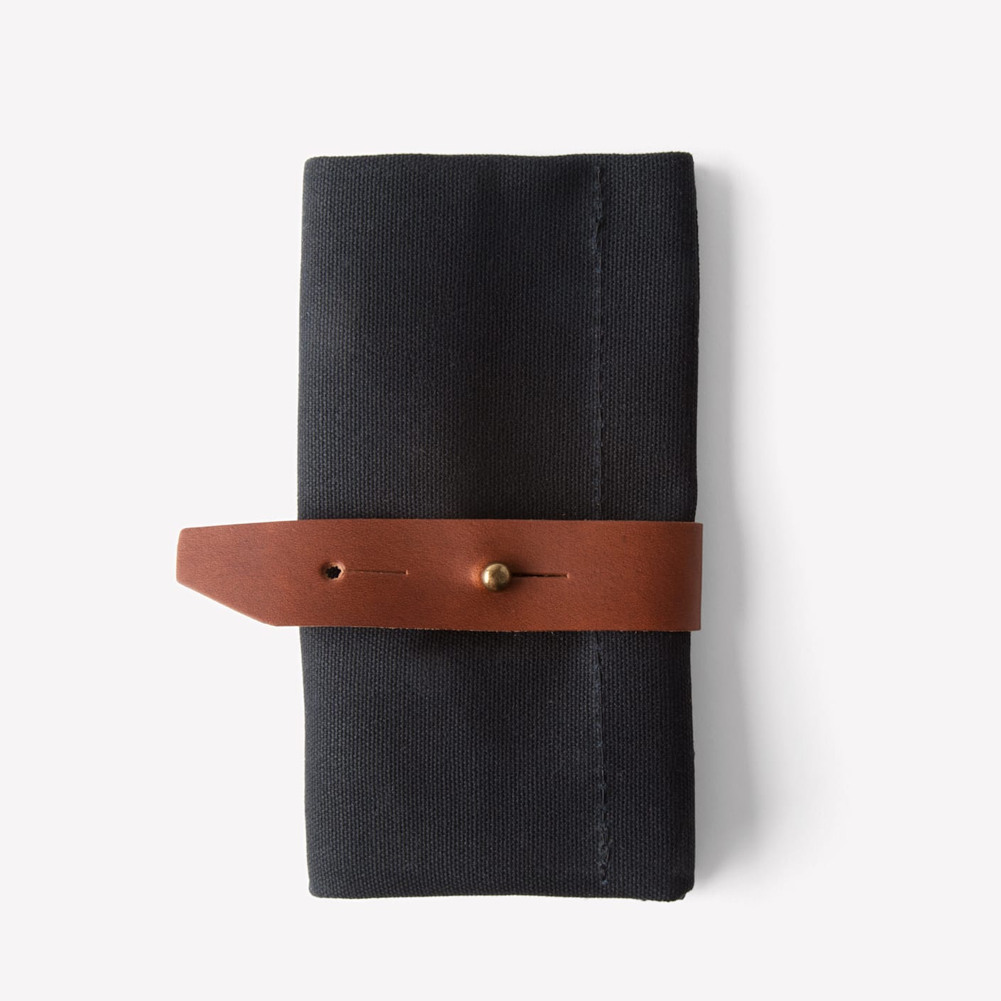 Bradley Mountain Waxed Canvas Pipe Roll Black Bespoke Post