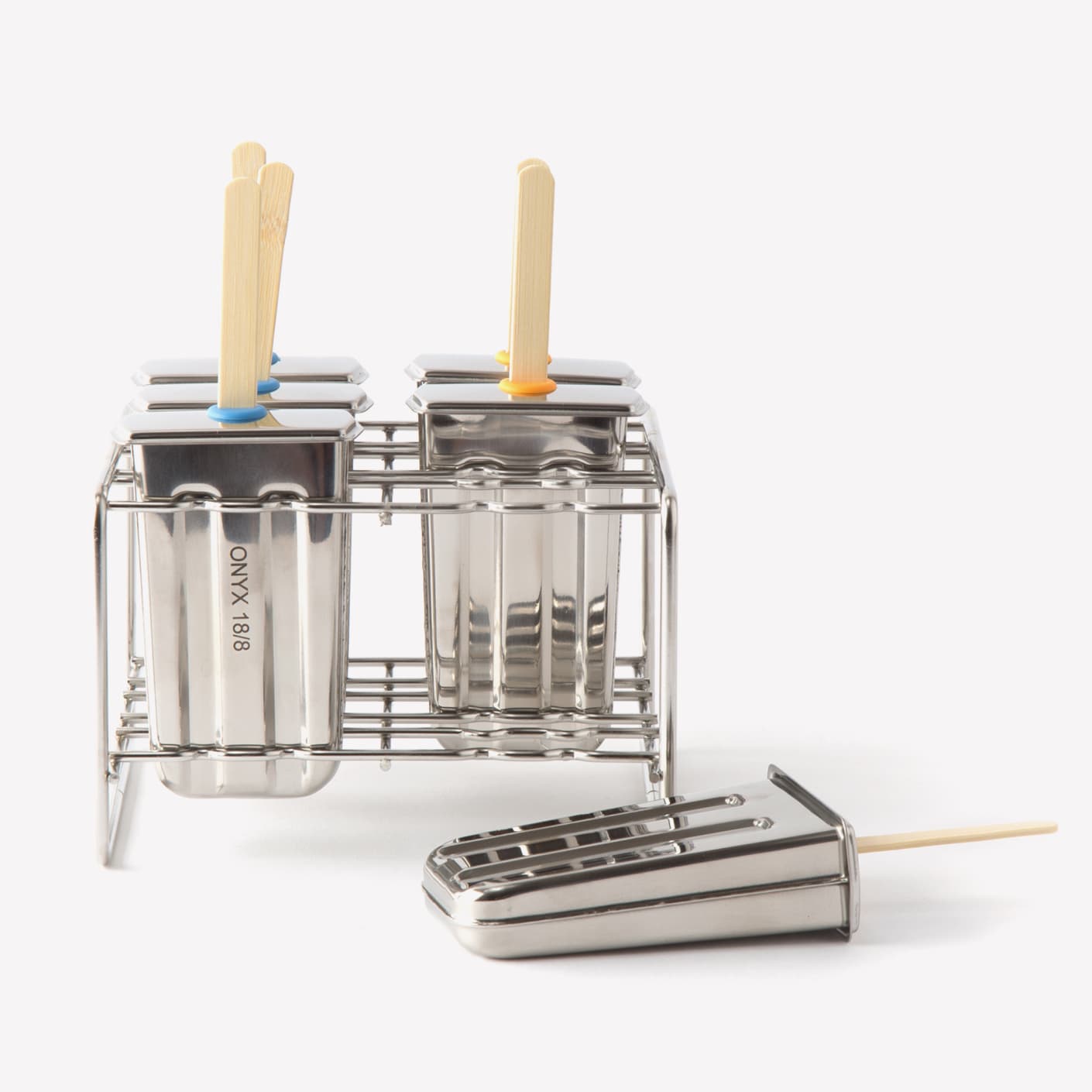 Onyx Stainless Steel Ice Pop Mold Bespoke Post