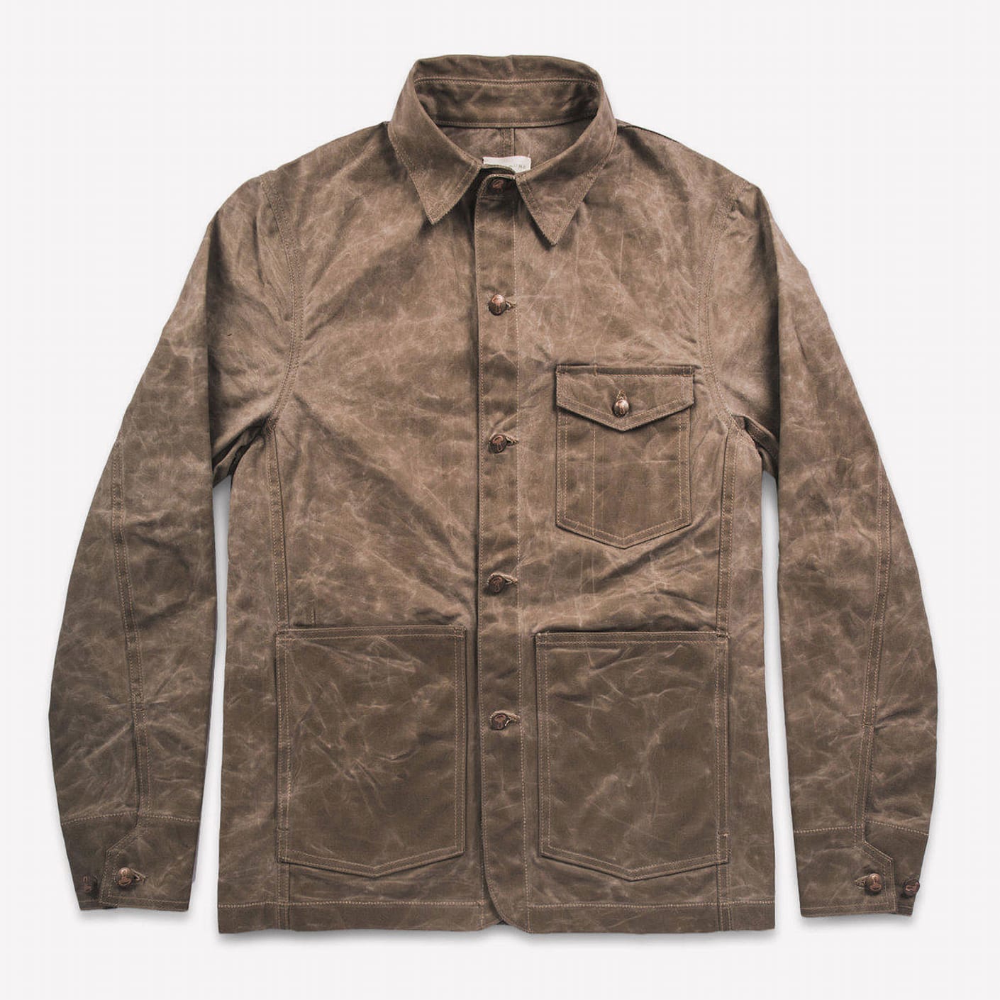 Taylor Stitch The Project Waxed Canvas Jacket – Tan | Bespoke Post