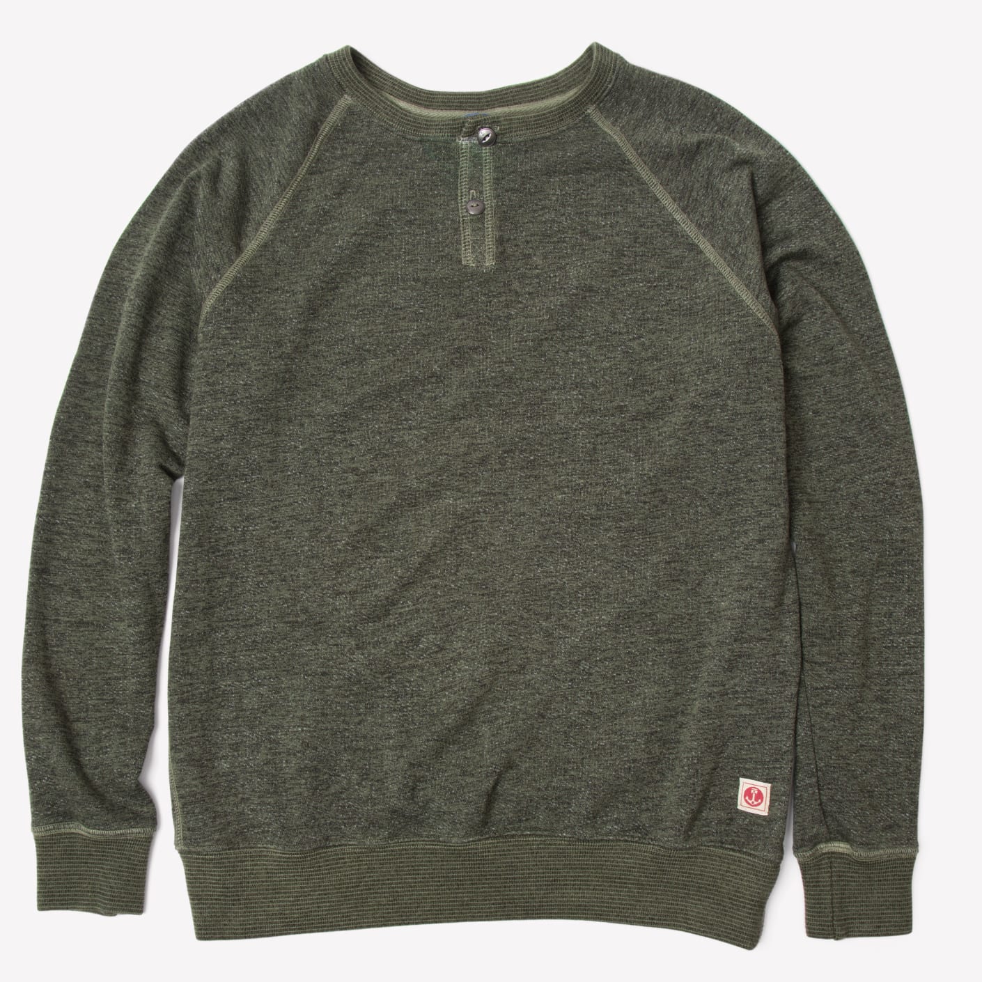 Iron & Resin Exclusive Penton Henley, Olive Green Bespoke Post