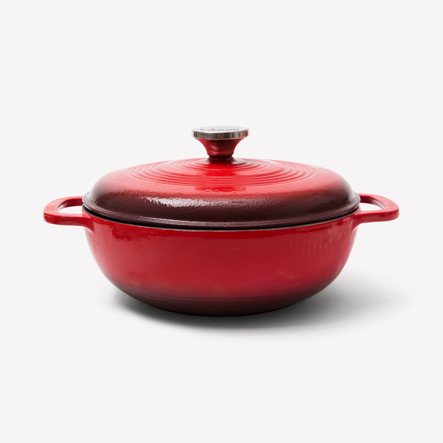 Lodge 3 Quart Dutch Oven, Red Bespoke Post