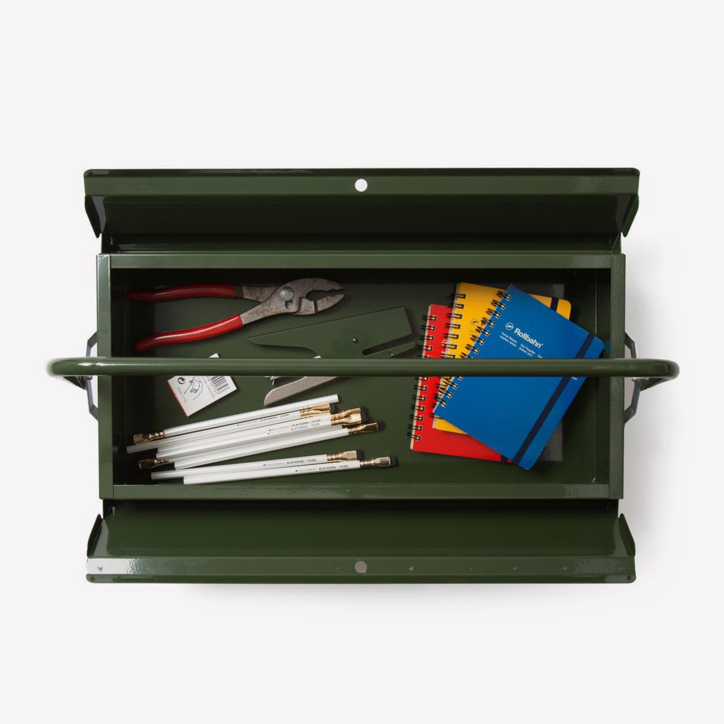 Metalplus Single Layer Metal Toolbox – Green | Bespoke Post