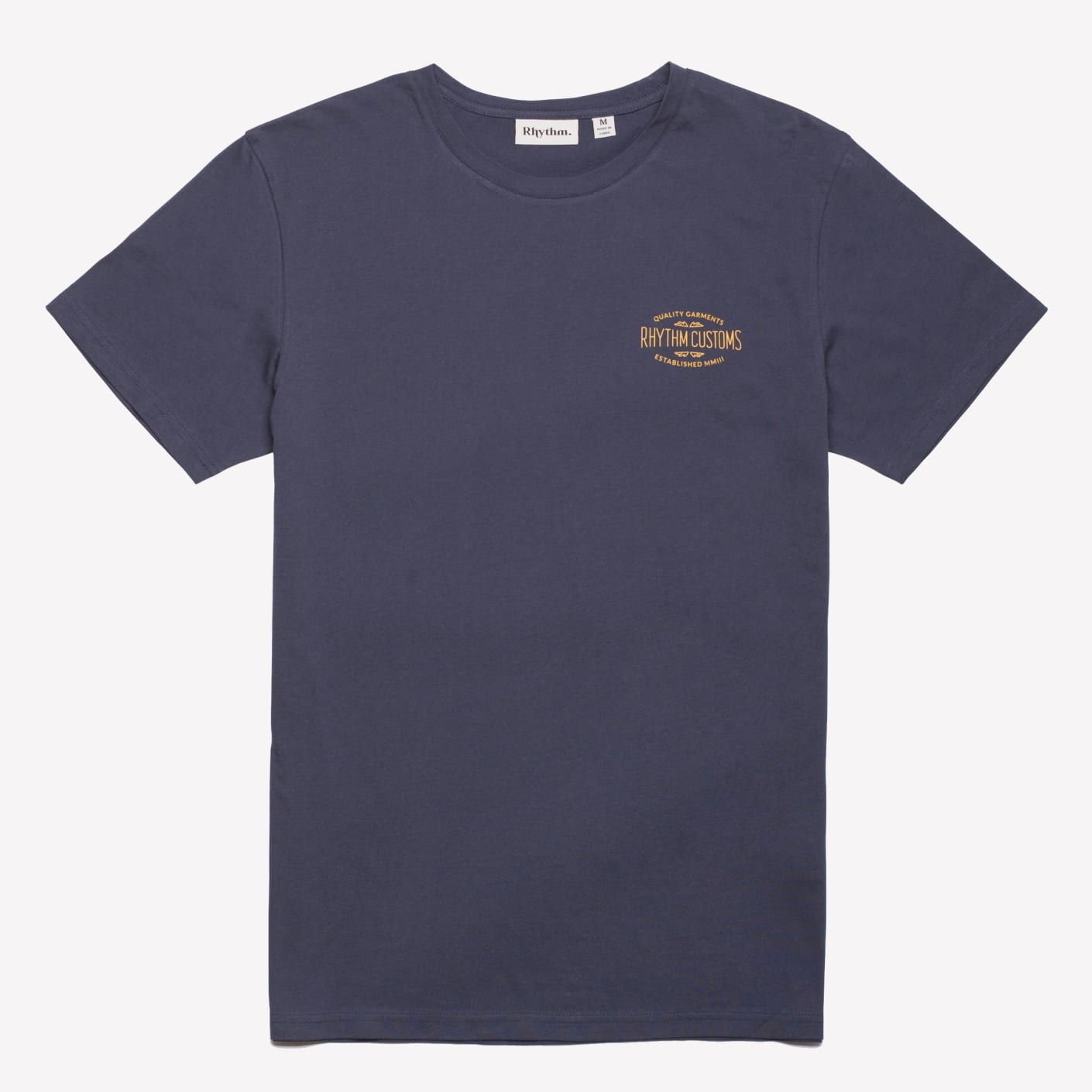 Rhythm Customs T-Shirt, Navy | Bespoke Post