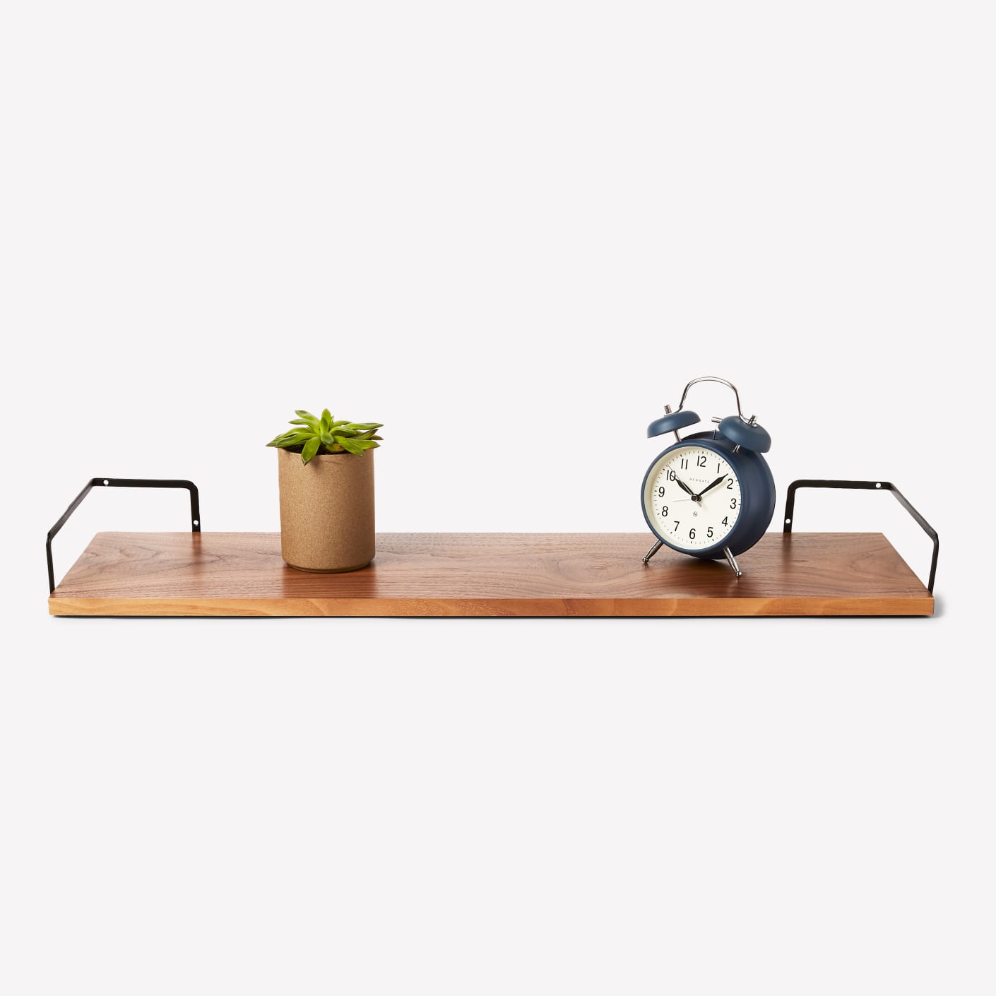 Yamazaki Home Black Steel & Wood Wall Shelf Bespoke Post