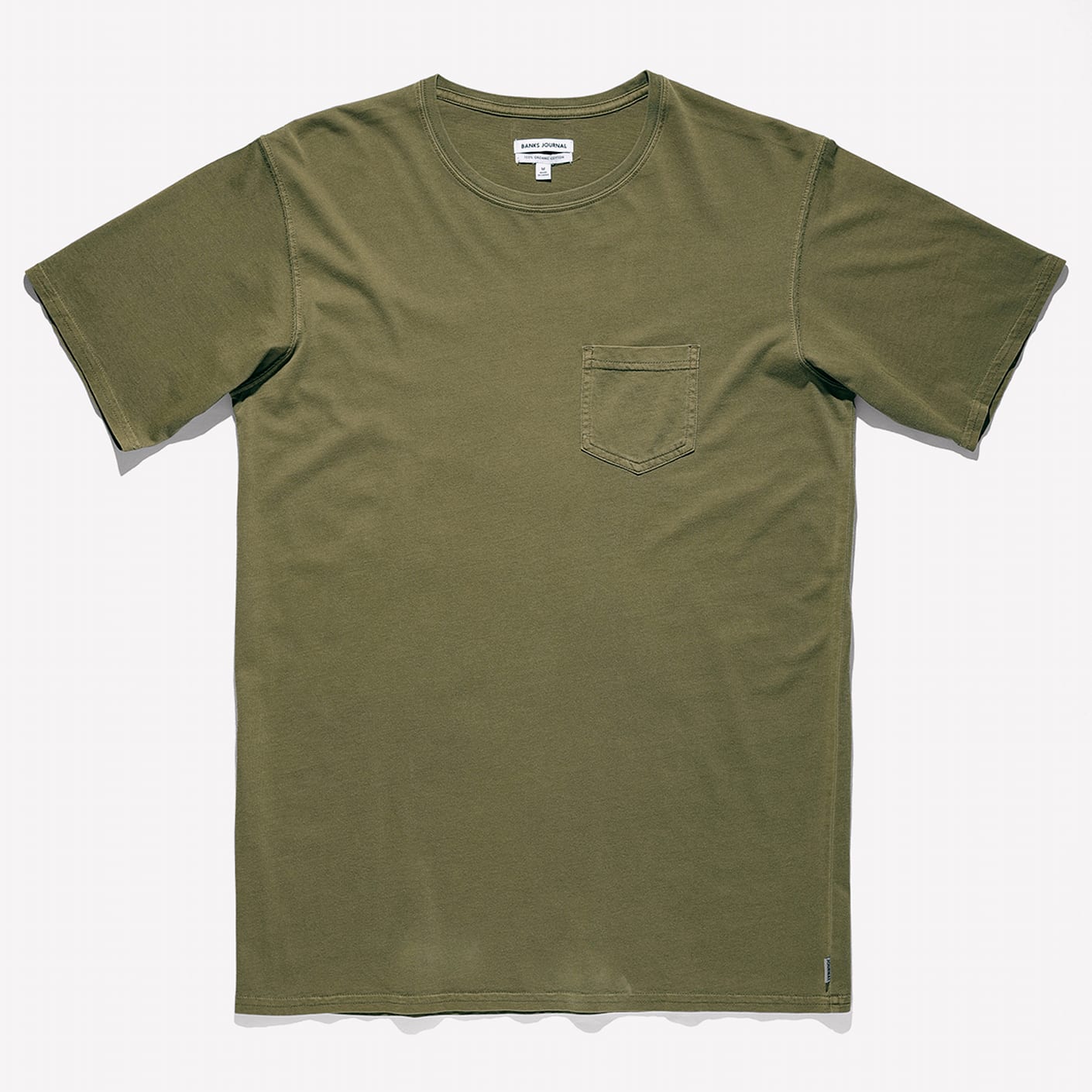 Banks Journal, Primary Faded Tee, Olive