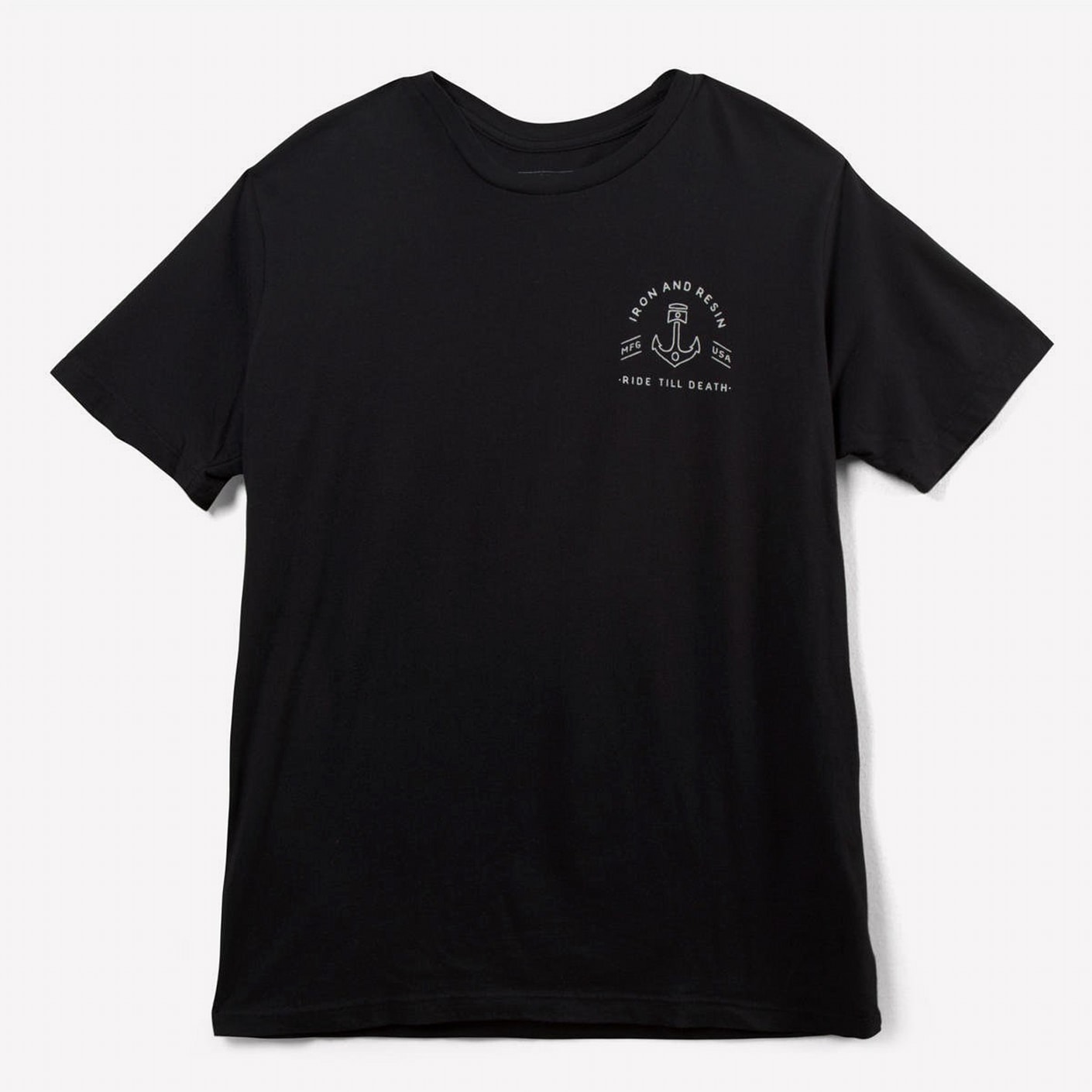 Iron & Resin Ride Till Tee, Black Bespoke Post