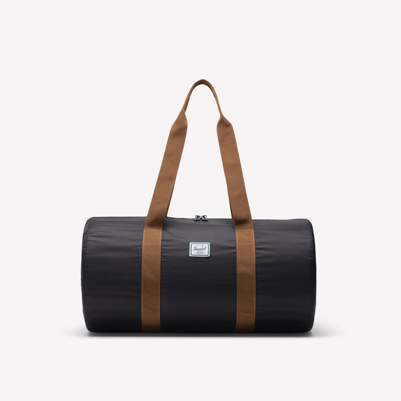 Herschel Supply Co. Packable Duffle, Black/Saddle Bespoke Post