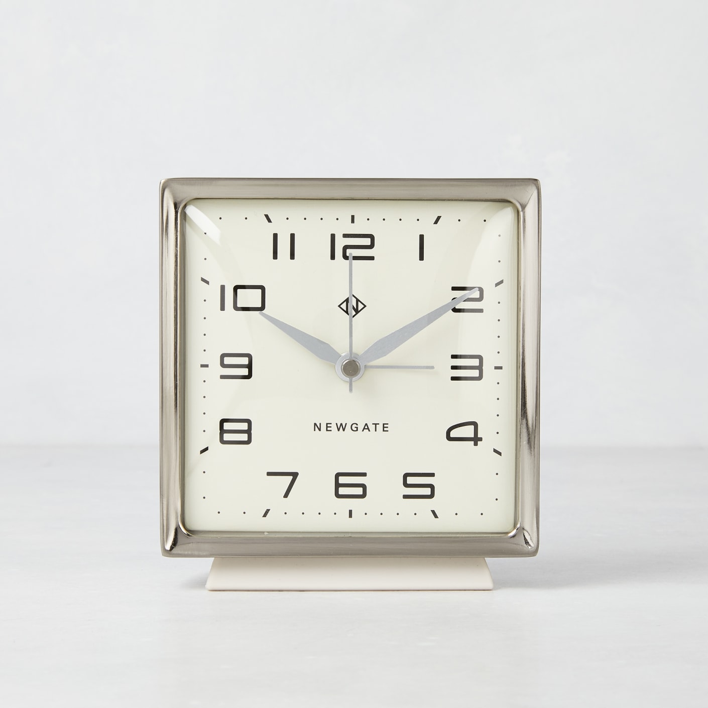 Newgate Skyscraper Alarm Clock Light Gray Bespoke Post