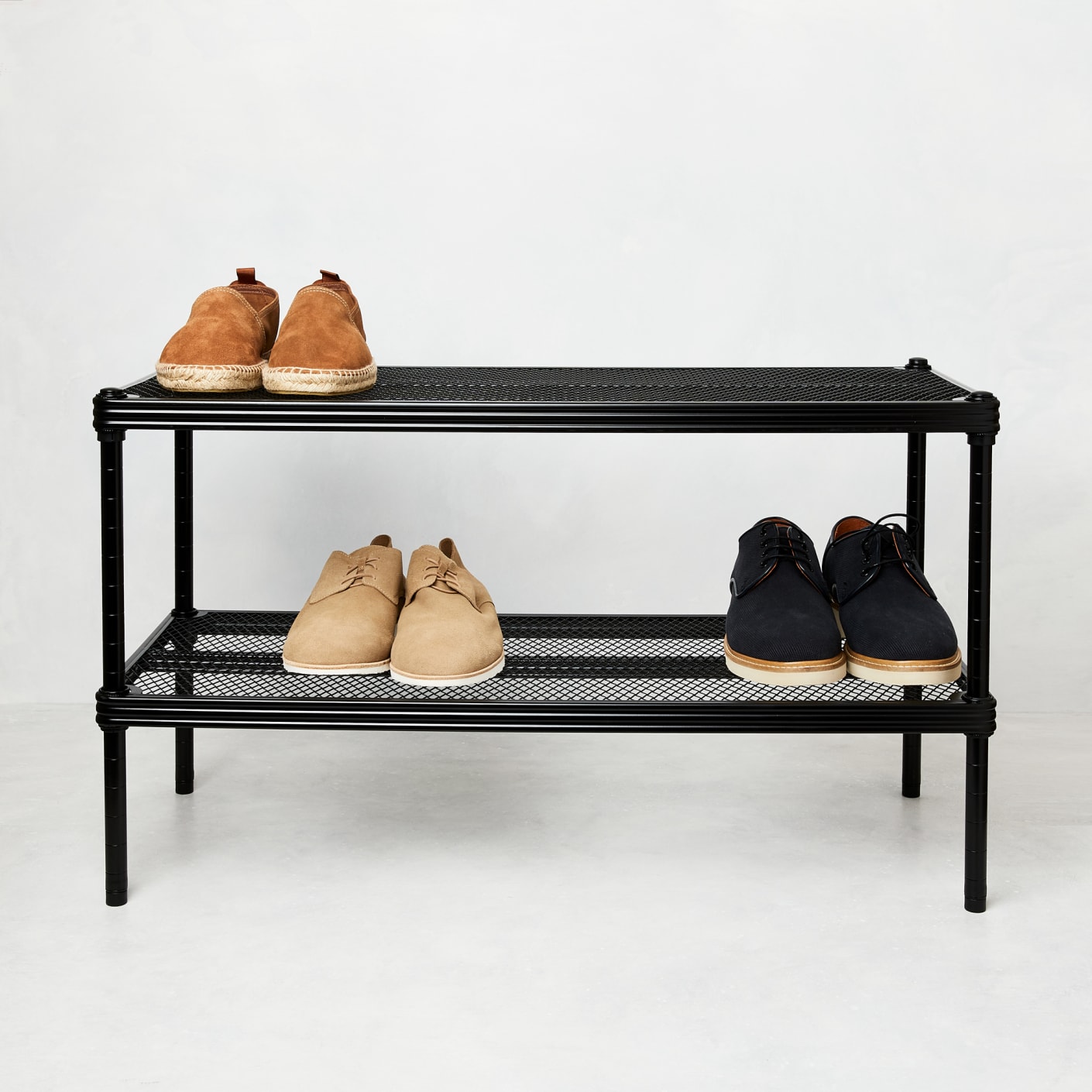 Design Ideas MeshWorks Steel Shoe Shelf Bespoke Post
