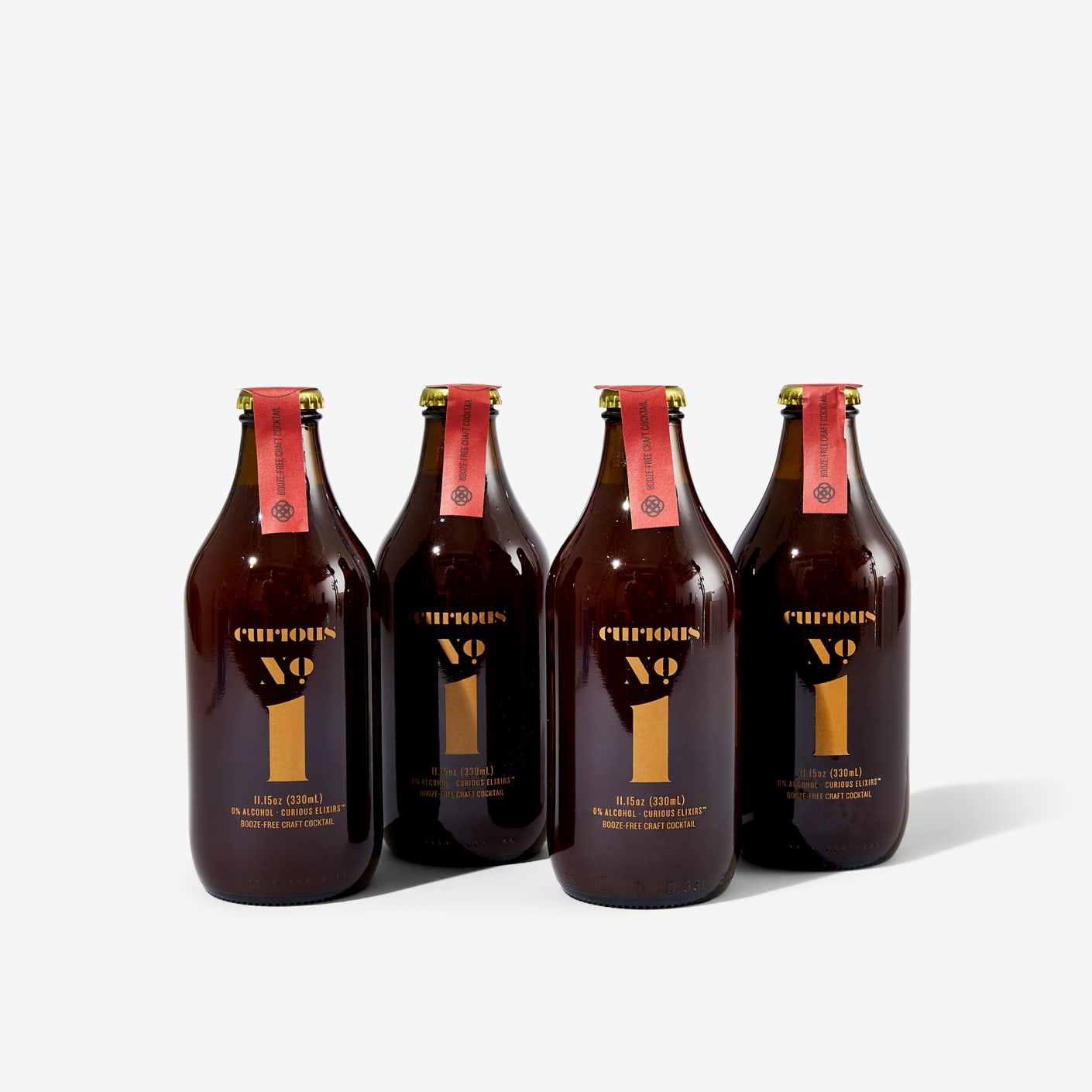 Curious Elixirs Curious No.1 BoozeFree Cocktail 4 Pack Bespoke Post