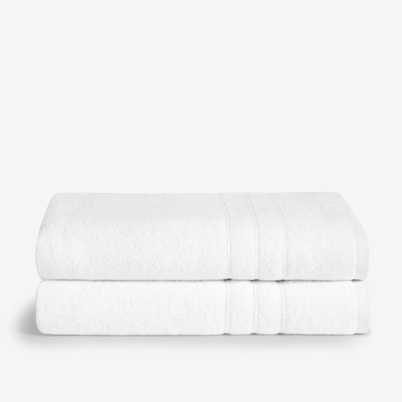 Brooklinen Plush Bath Towel Set, White Bespoke Post