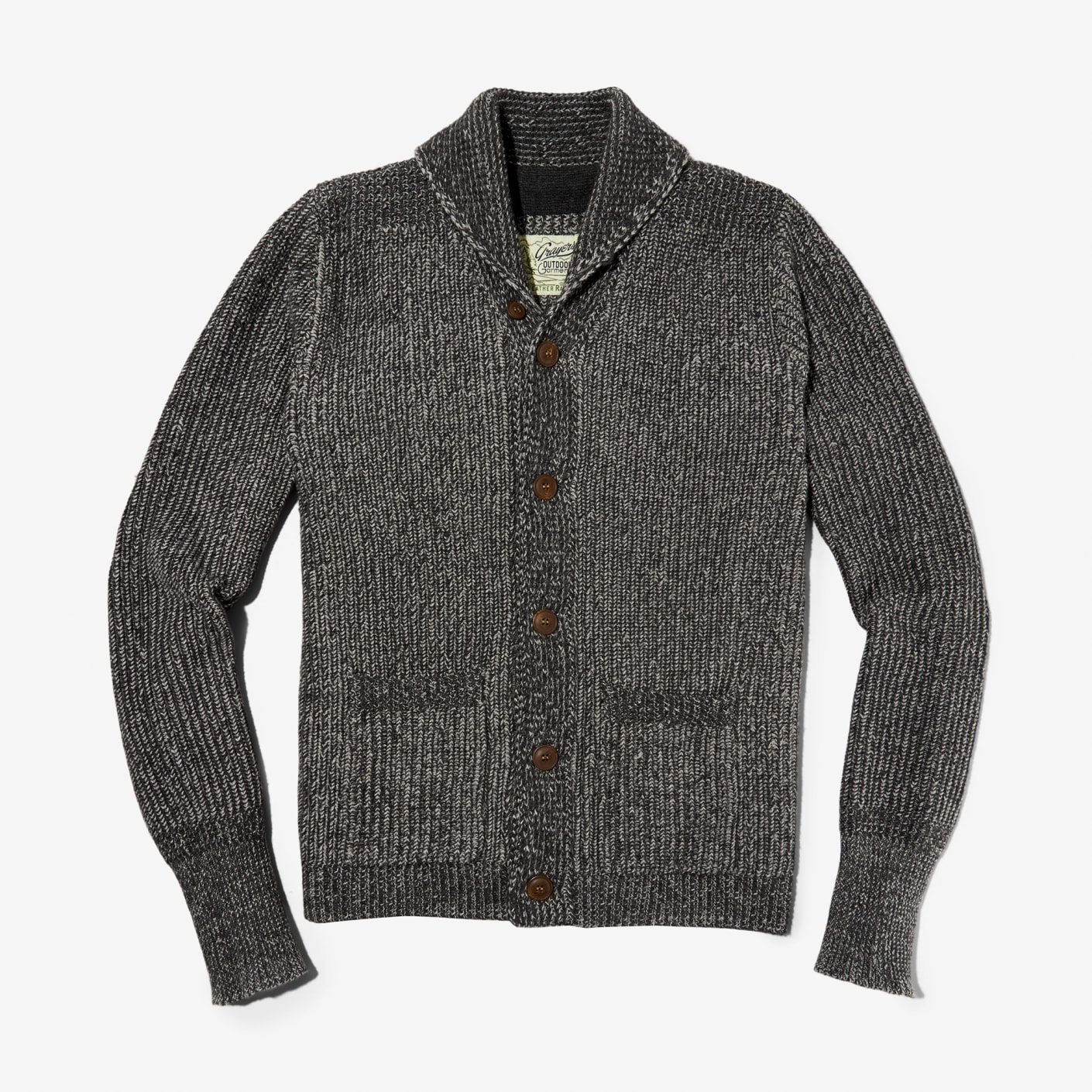 Grayers Belmont Cardigan Sweater – Charcoal | Bespoke Post