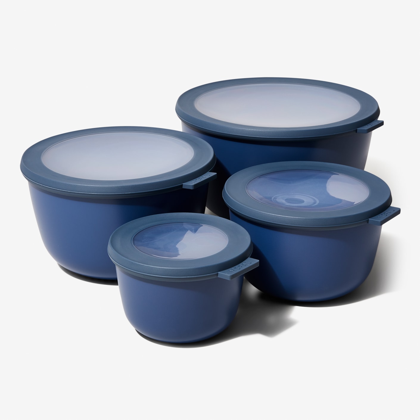 Mepal Set of 4 Deep Mixing Bowls Navy Bespoke Post