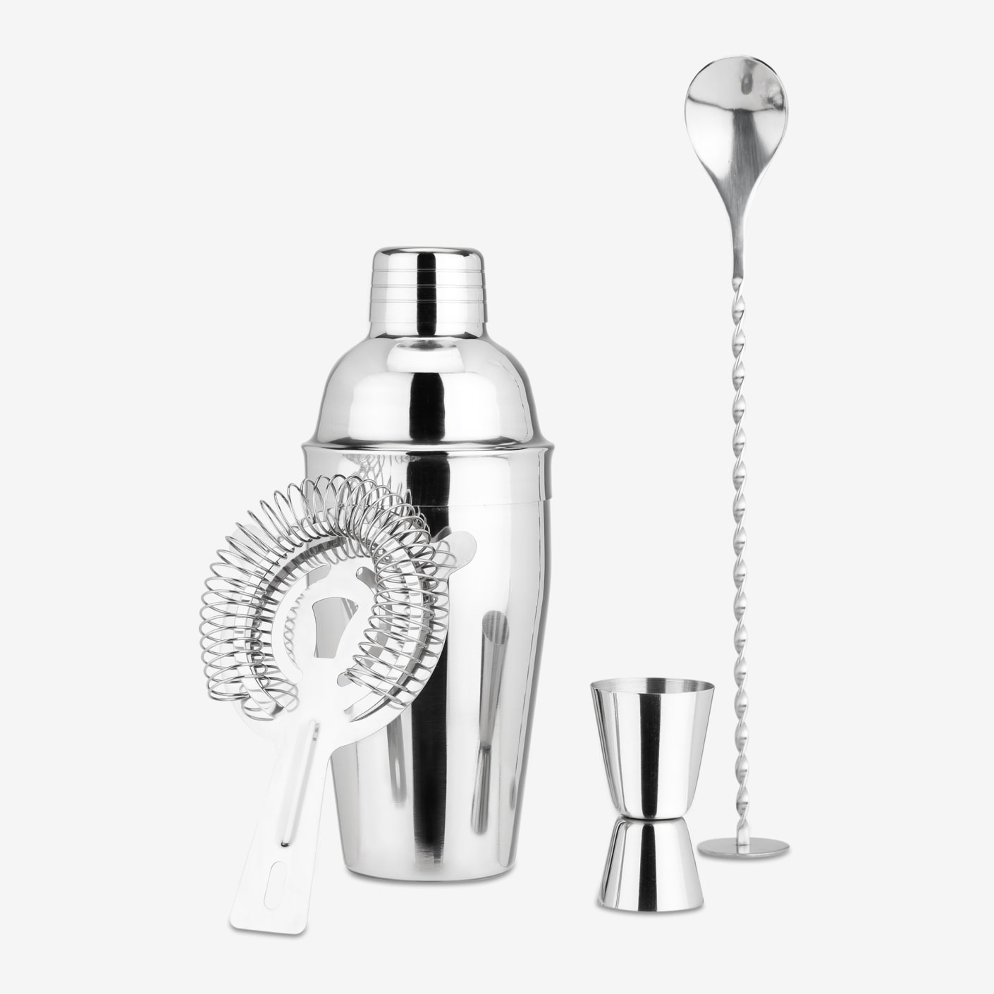 Viski 4 Piece Stainless Steel Bar Set Bespoke Post