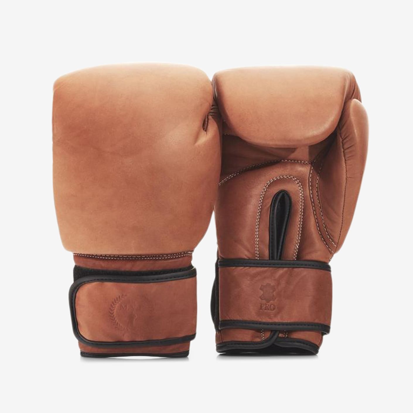 The Modest Vintage Player Pro Strap Up Leather Boxing Gloves, Deluxe ...
