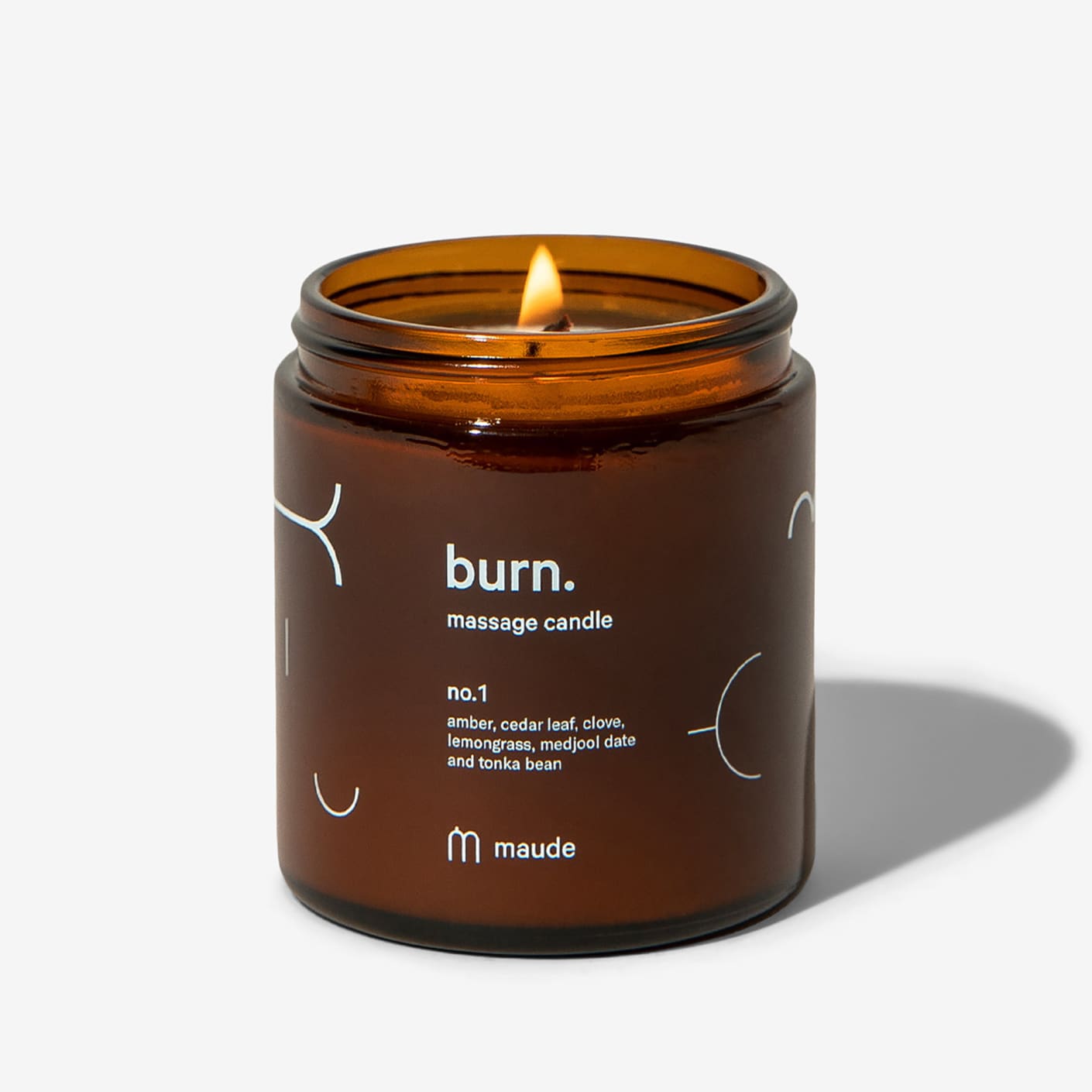 Maude Body Massage Oil Burn Candle | Bespoke Post