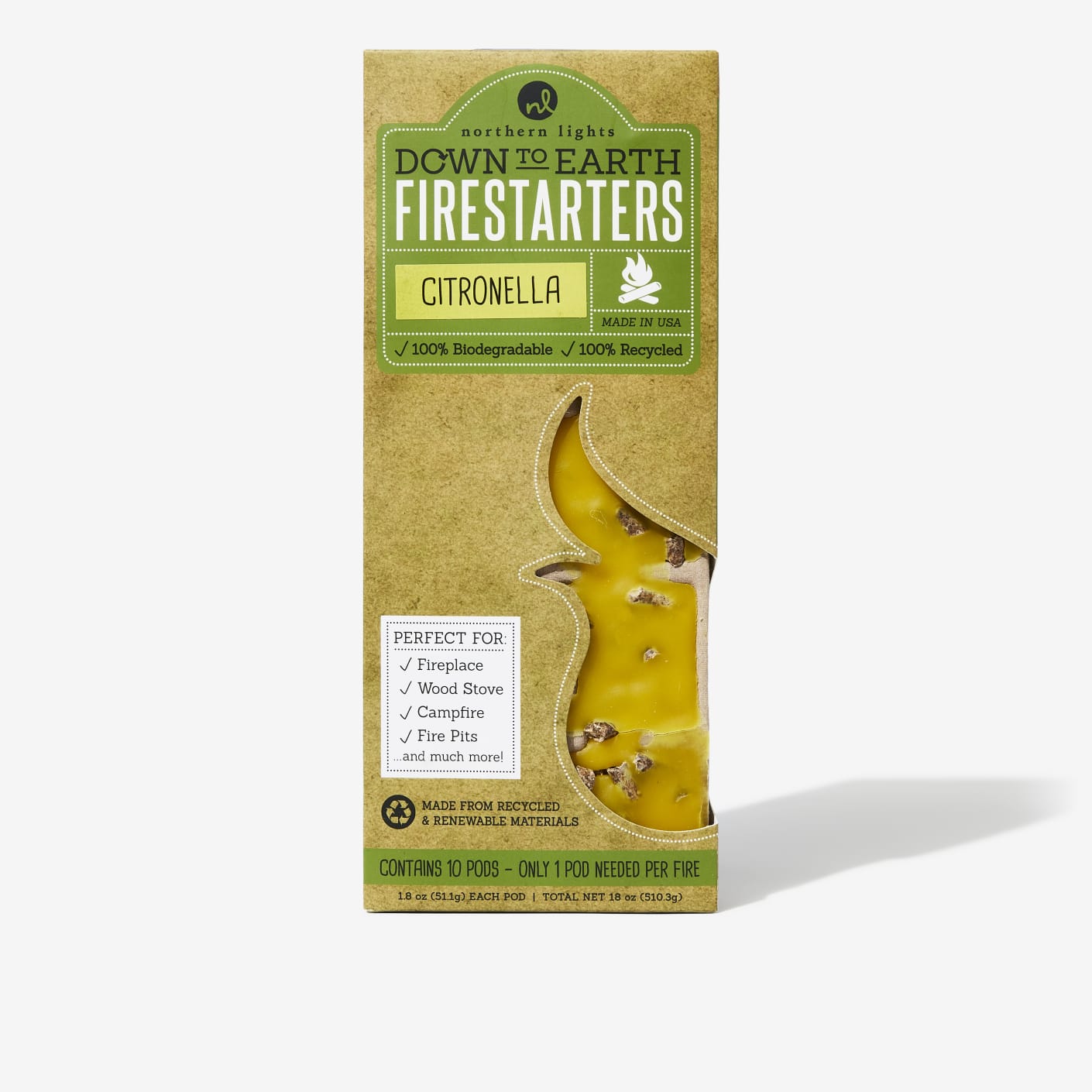 Northern Lights Scented Firestarters Citronella Bespoke Post